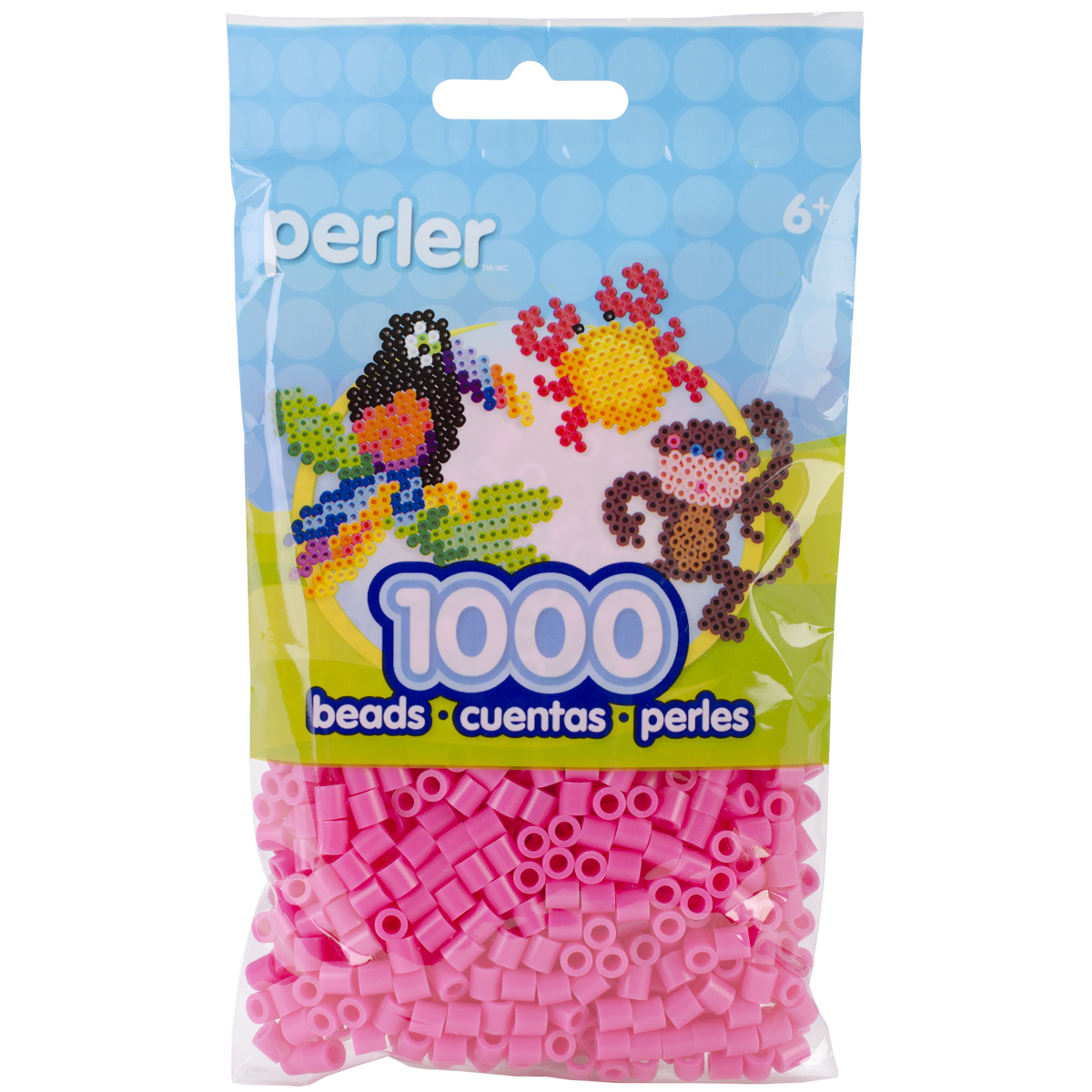 Perler Beads 1,000/Pkg-Pink, PBB80-19-19083 48533190836 | eBay