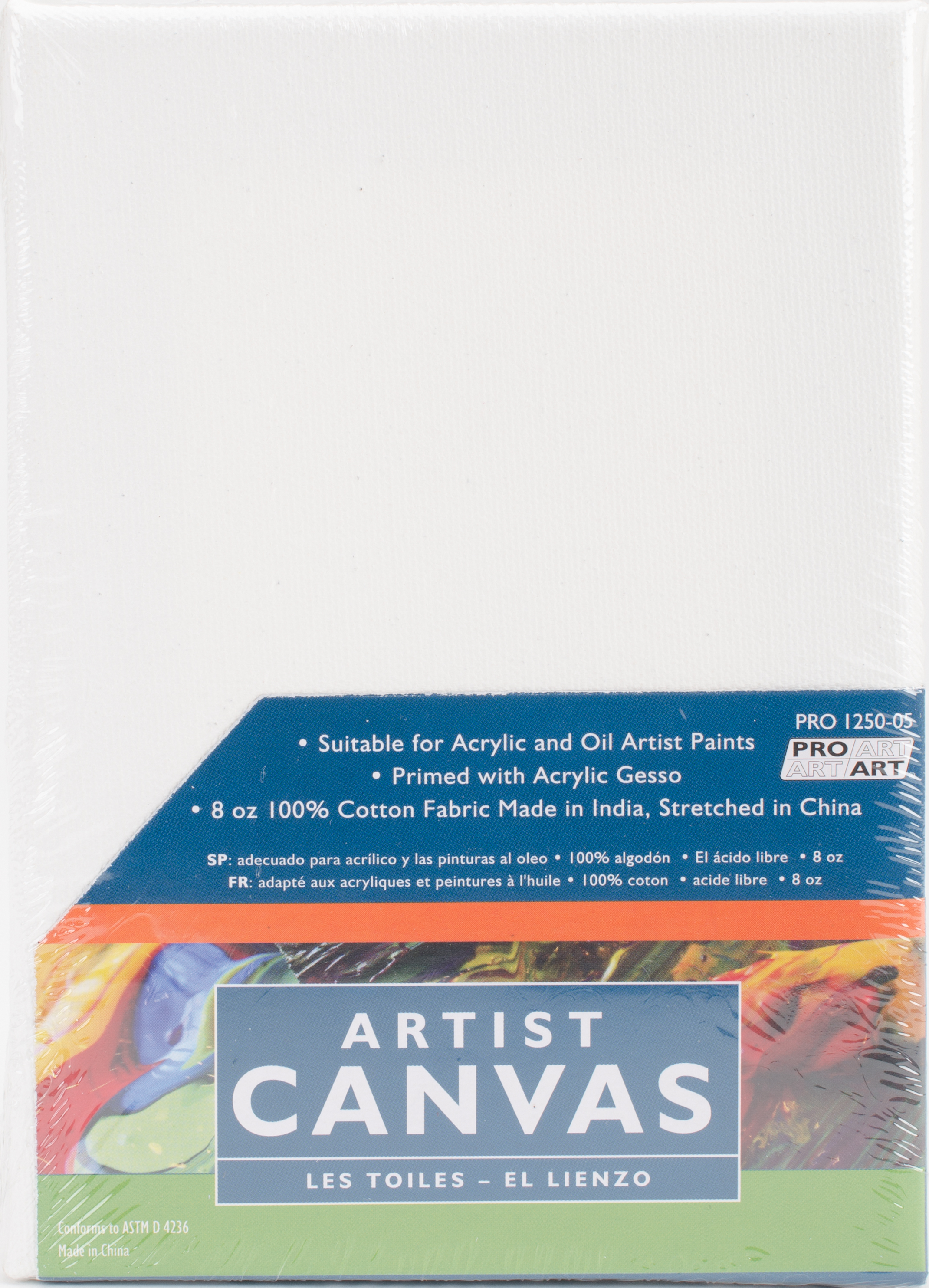 Pro Art Stretched Artist Canvas5"X7", PA25005 eBay