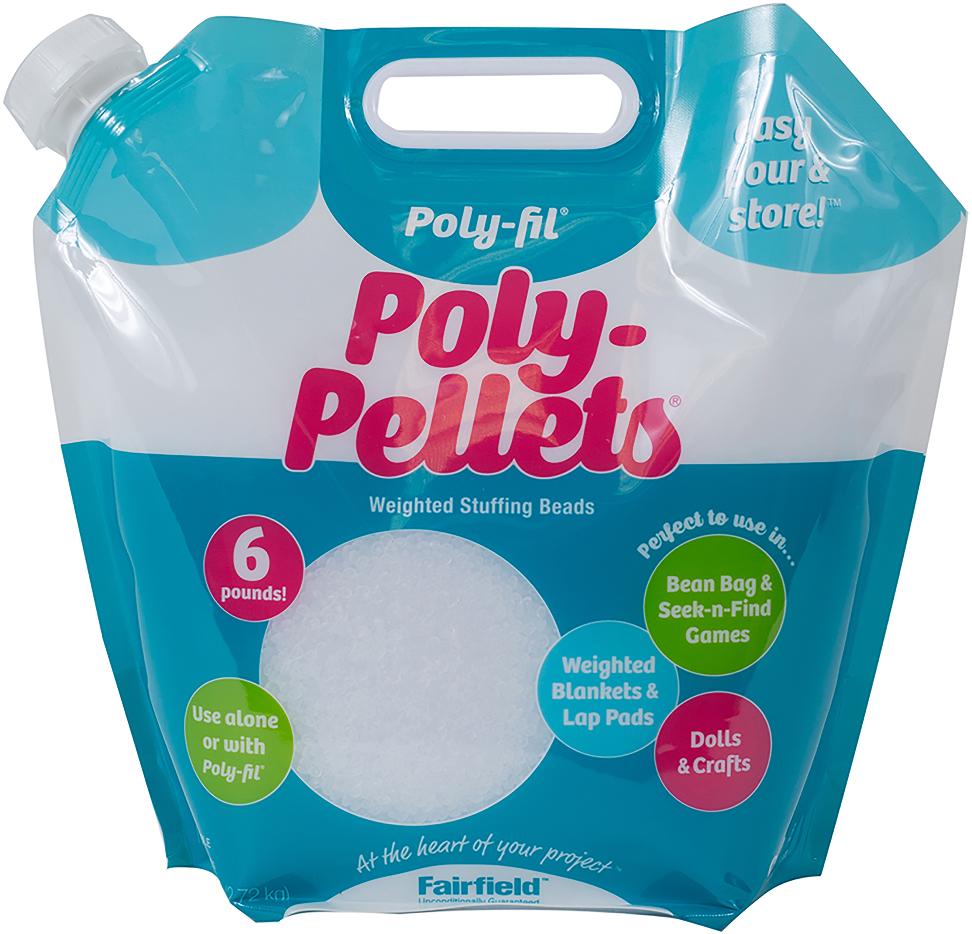 Fairfield PolyPellets Weighted Stuffing Beads6lb FOB MI, FPP6