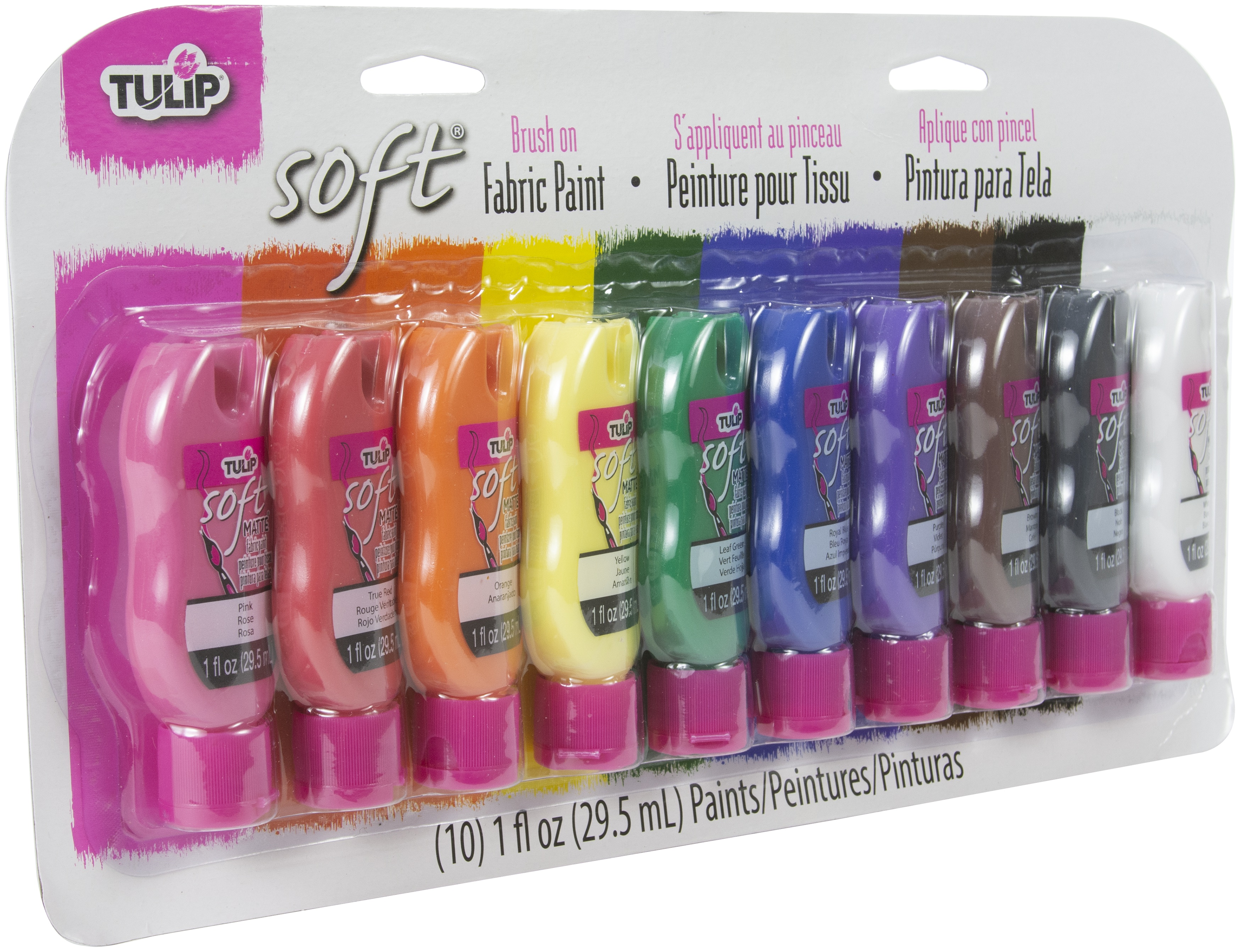 Tulip Soft Fabric Paints 1oz 10/PkgAssorted, 31653 eBay