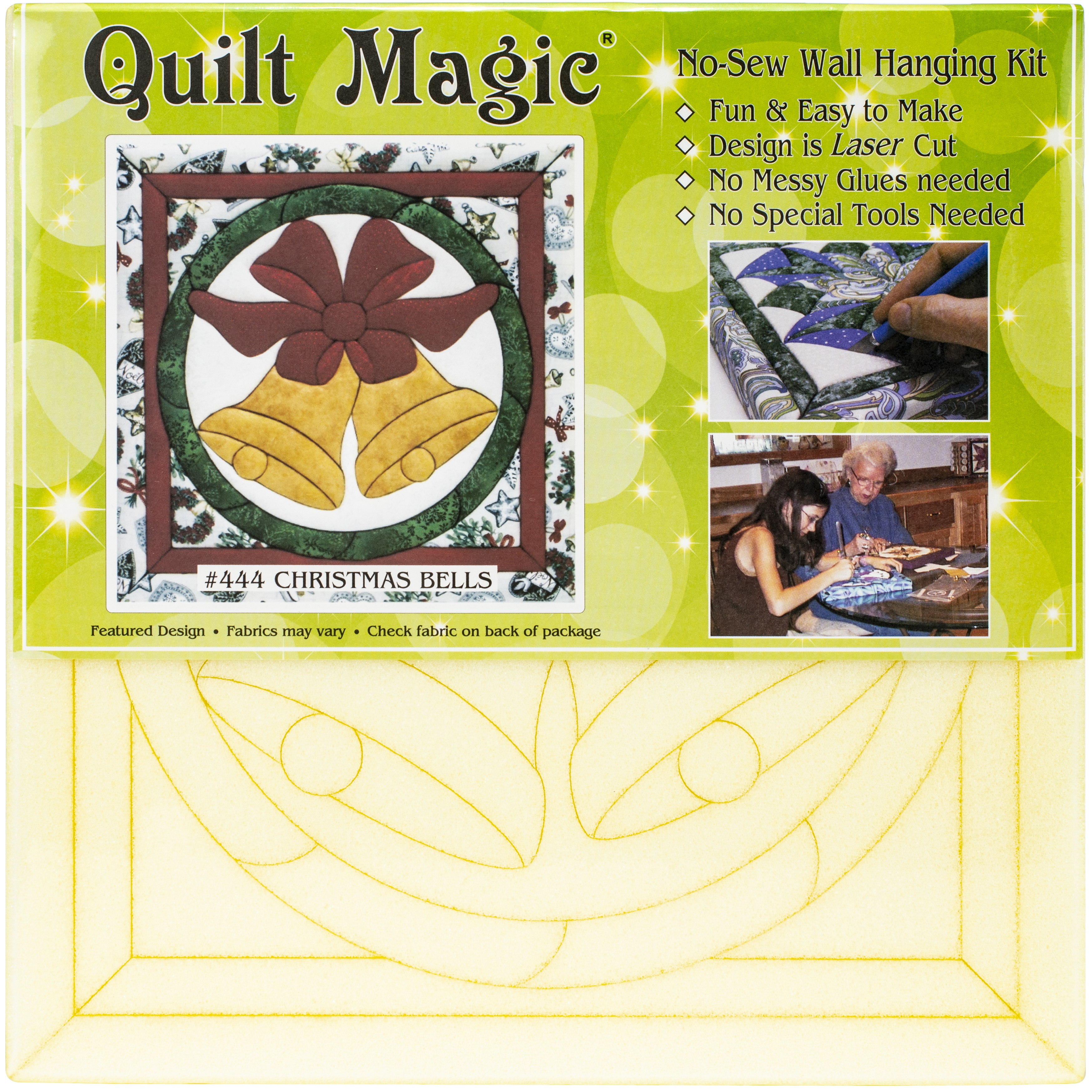 Quilt MagicQuiltMagic No Sew Wall Hanging KitChristmas Bells
