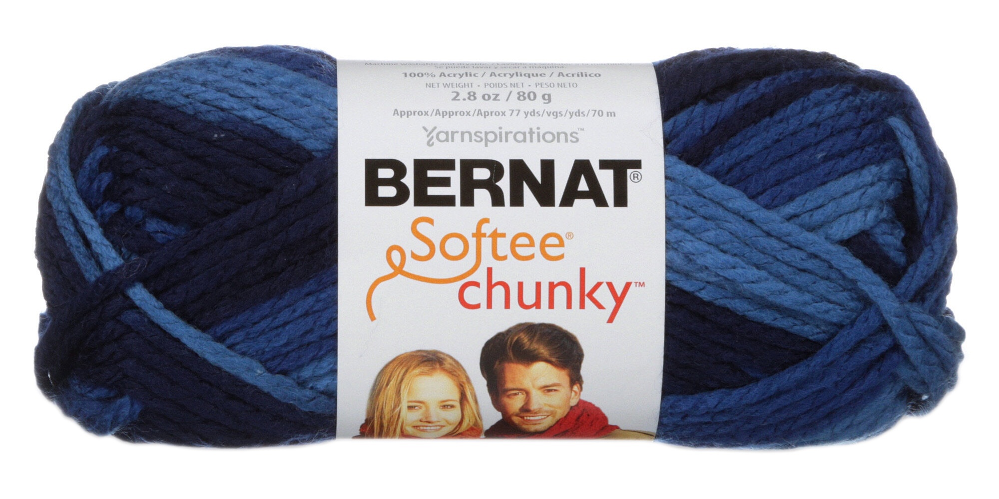 bernat softee chunky denim ombre