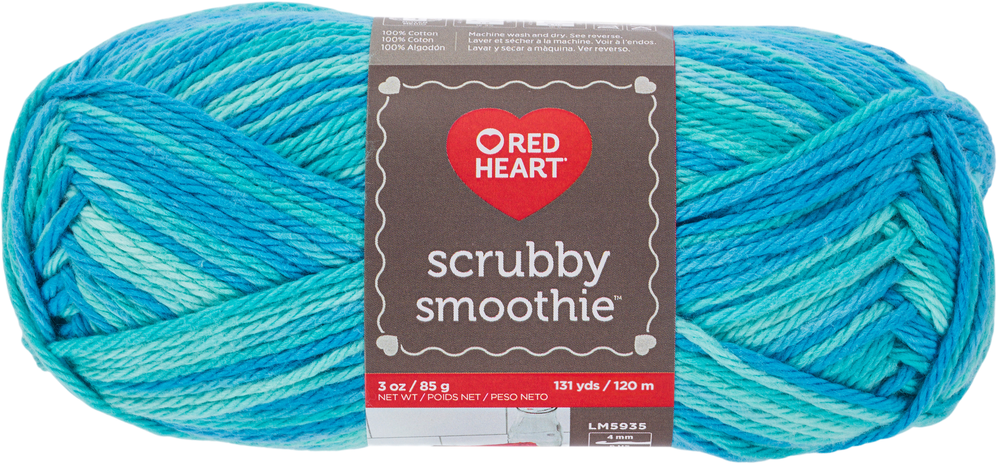 Red Heart Scrubby Yarn-Tide
