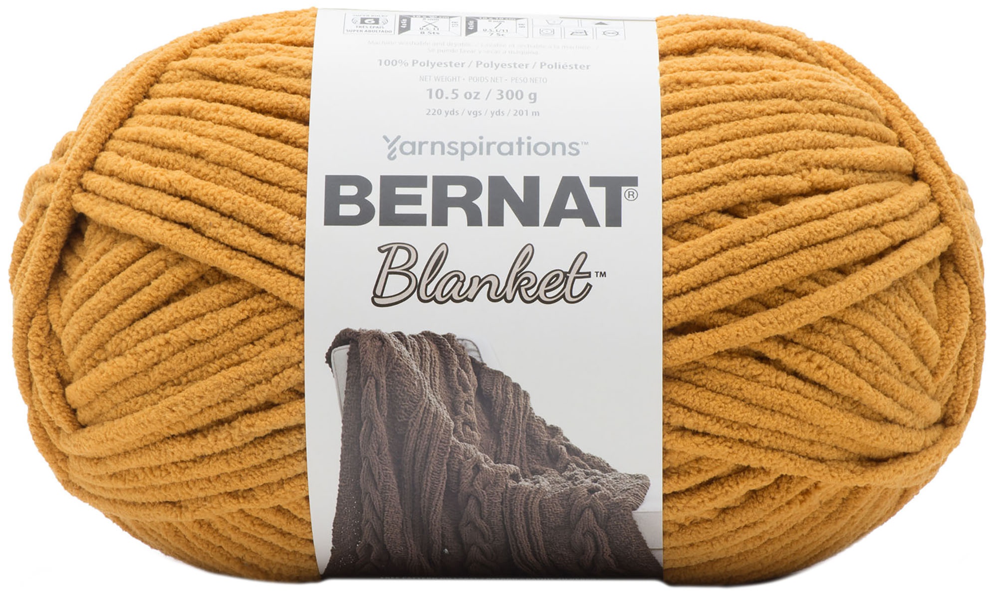 Bernat Blanket Big Ball YarnBurnt Mustard 57355432802 eBay