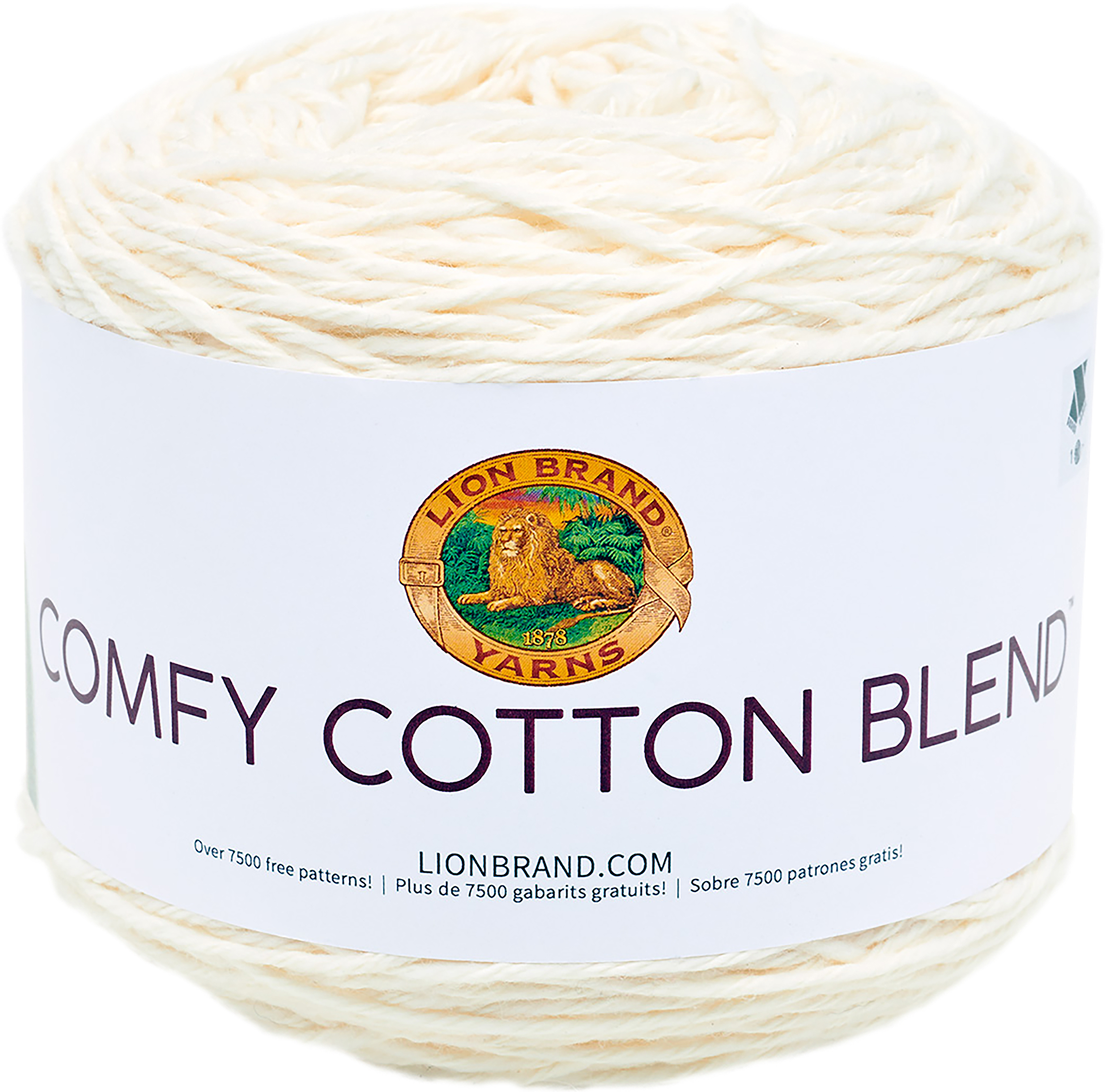 Lion Brand Comfy Cotton Blend YarnWhipped Cream eBay