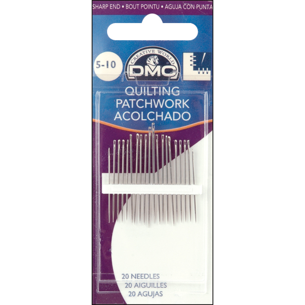 DMC Quilting Hand NeedlesSize 7 20/Pkg, 17667 77540382606 eBay