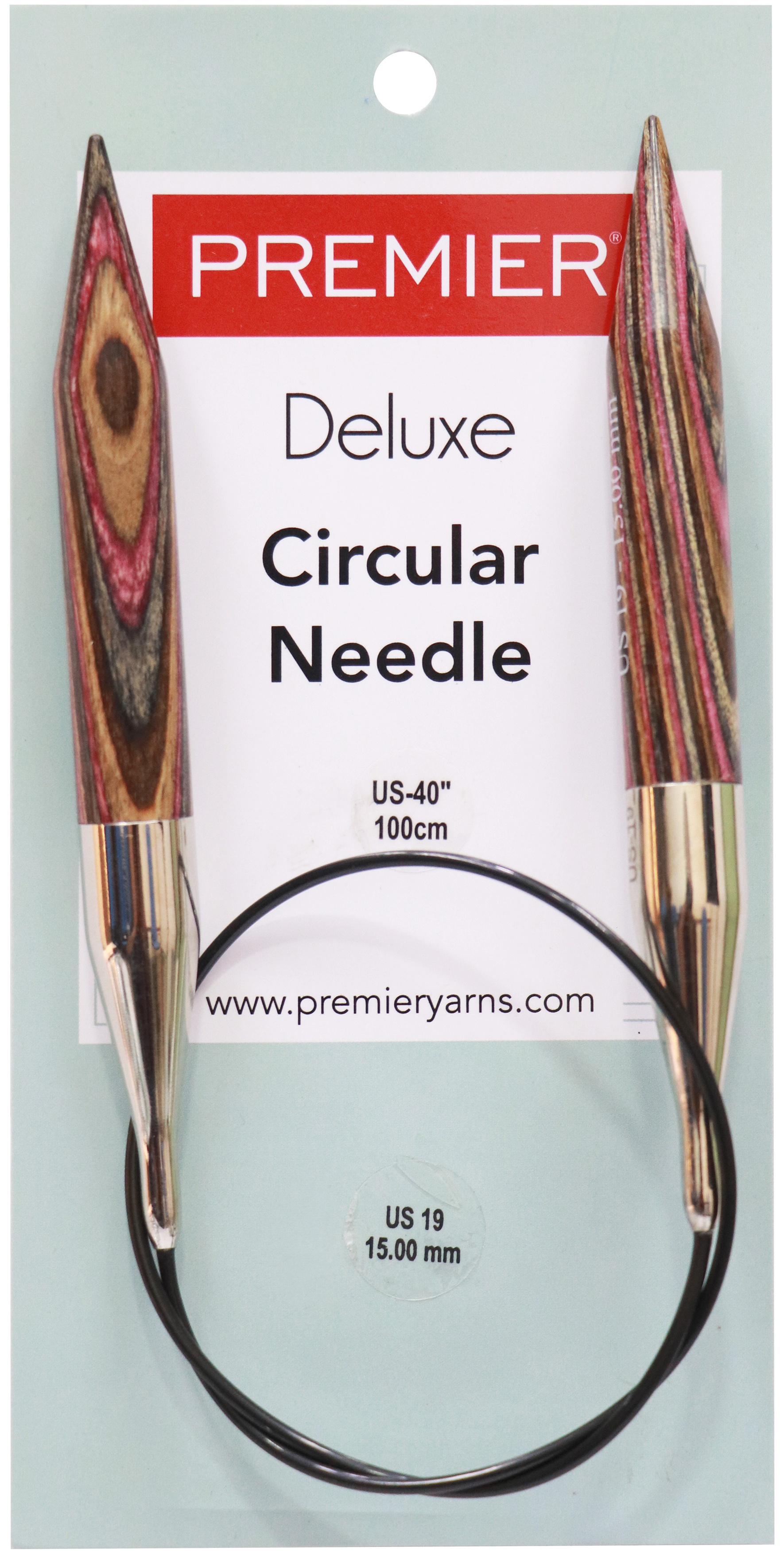 Premier Fixed Circular Knitting Needles 40"Size 19/15mm, DNN8420