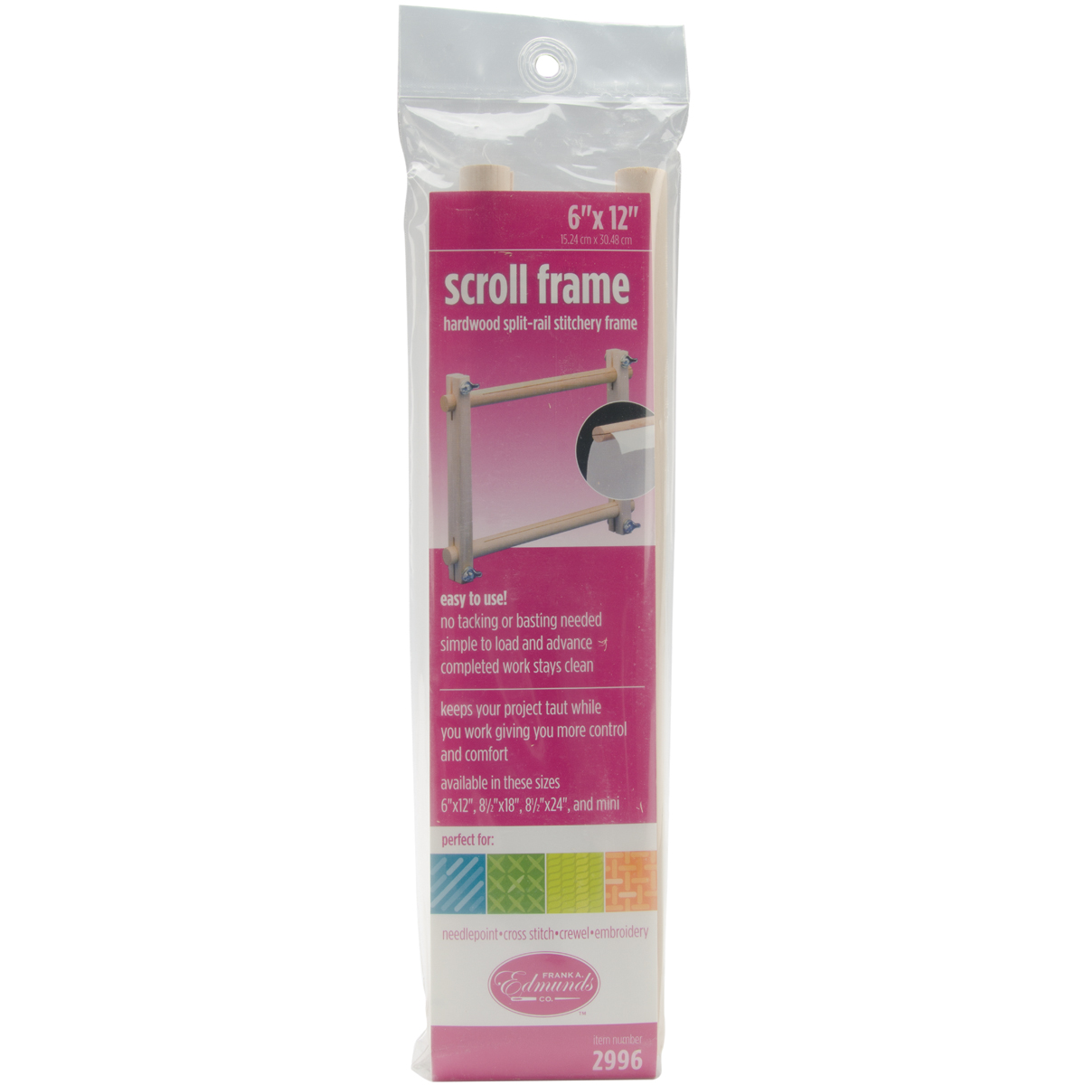 Frank A. Edmunds Split Rail Scroll Frame 6"X12" (Pack of 1) - Picture 1 of 3