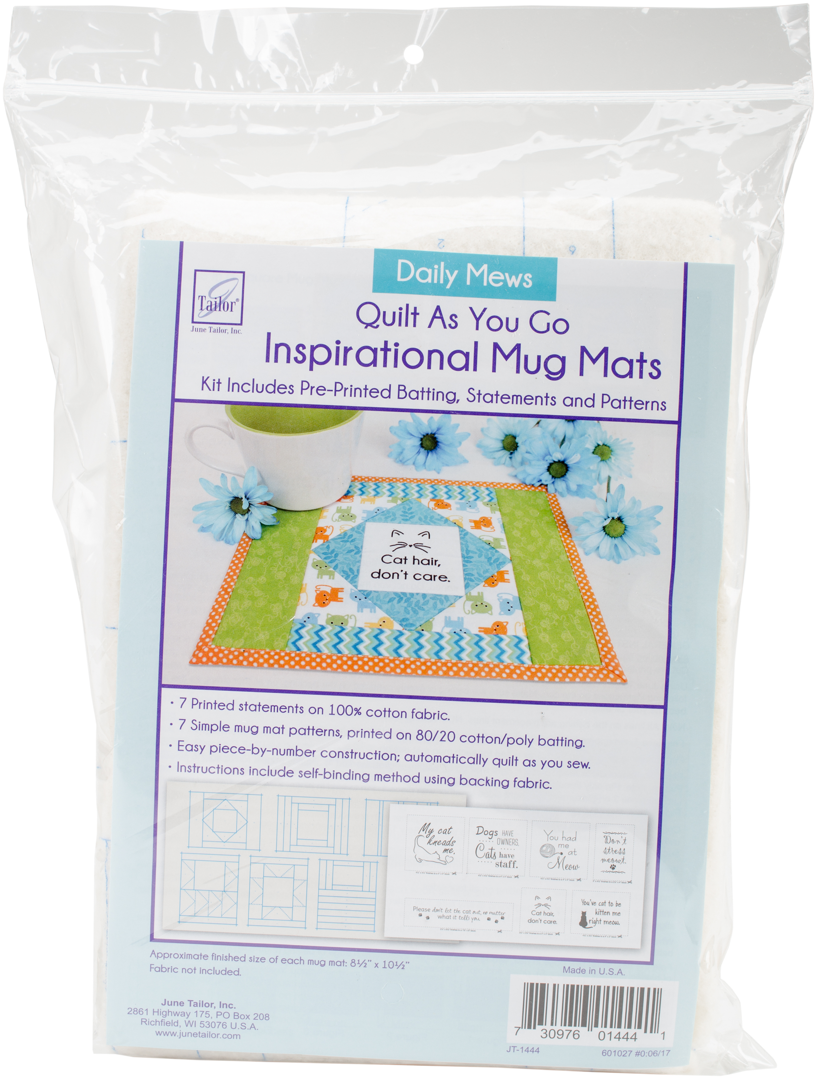 june-tailor-quilt-as-you-go-inspirational-mug-mats-kit-daily-news-8-5-x10-5-730976014441-ebay