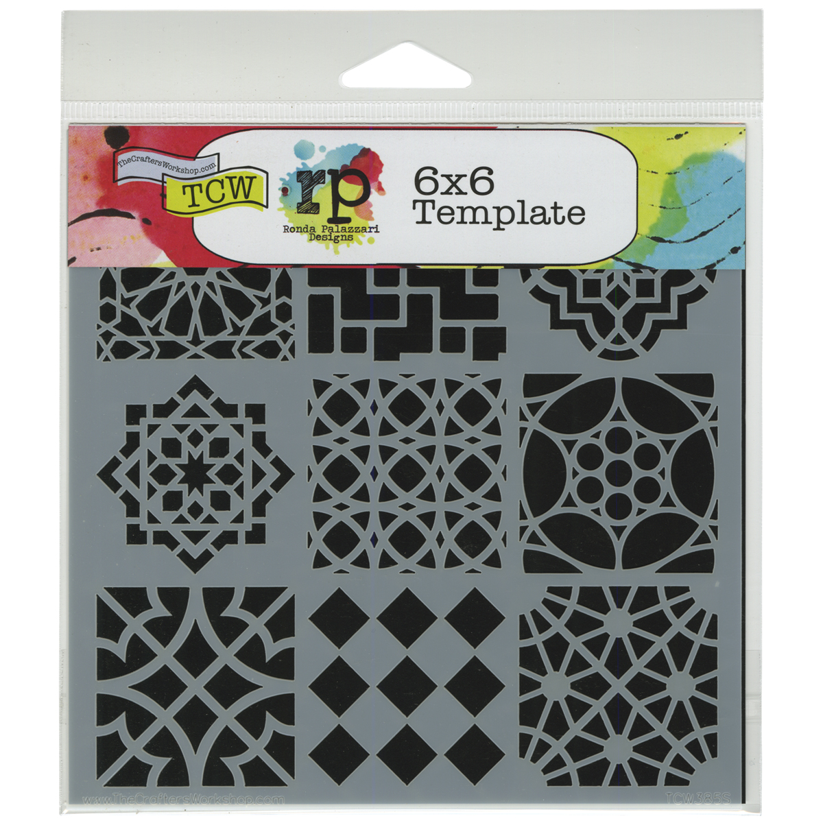 Crafters Workshop Hummingbirds Crafters Workshop Template 6 by 6