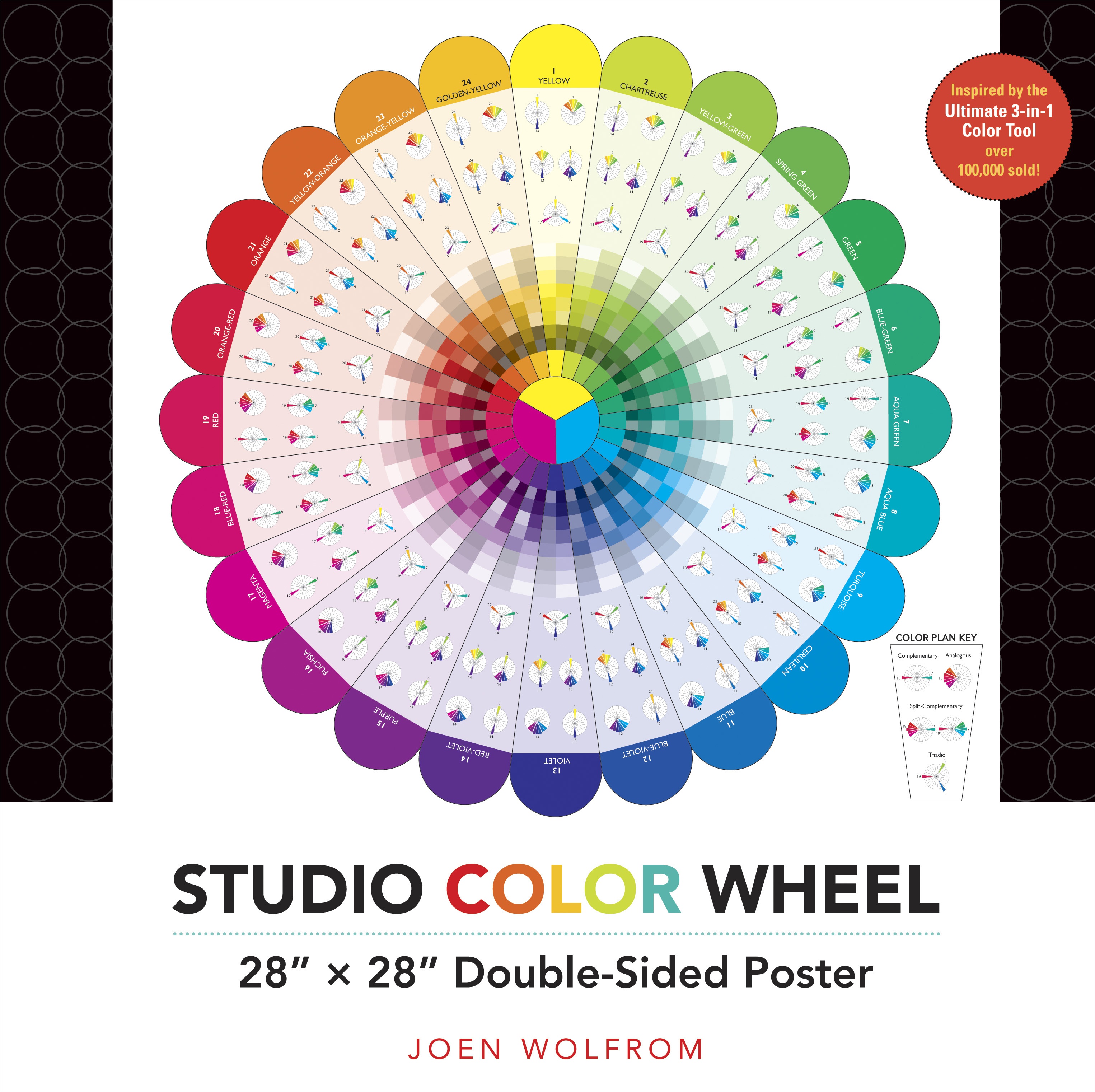 studio-color-wheel-28-x28-double-sided-poster-734817201472-ebay