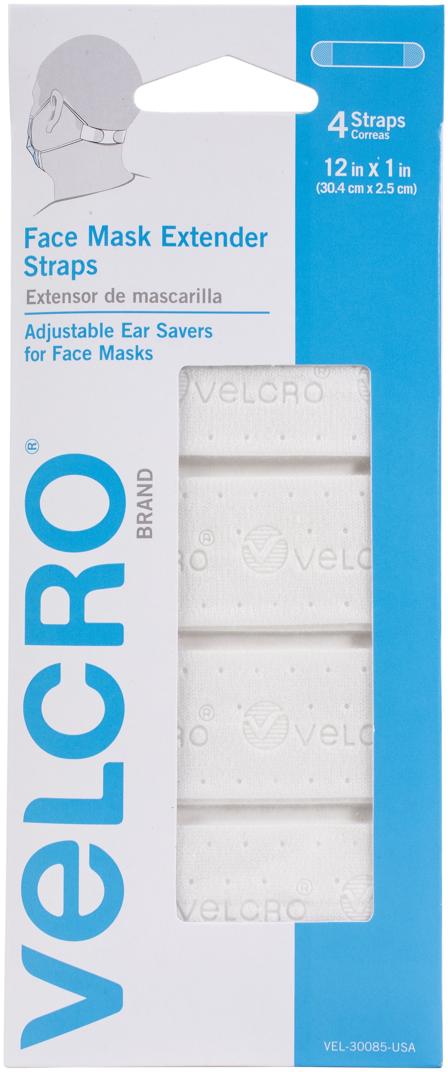 VELCRO(R) Brand Mask Extender 4/Pkg-White 75967300852 | eBay