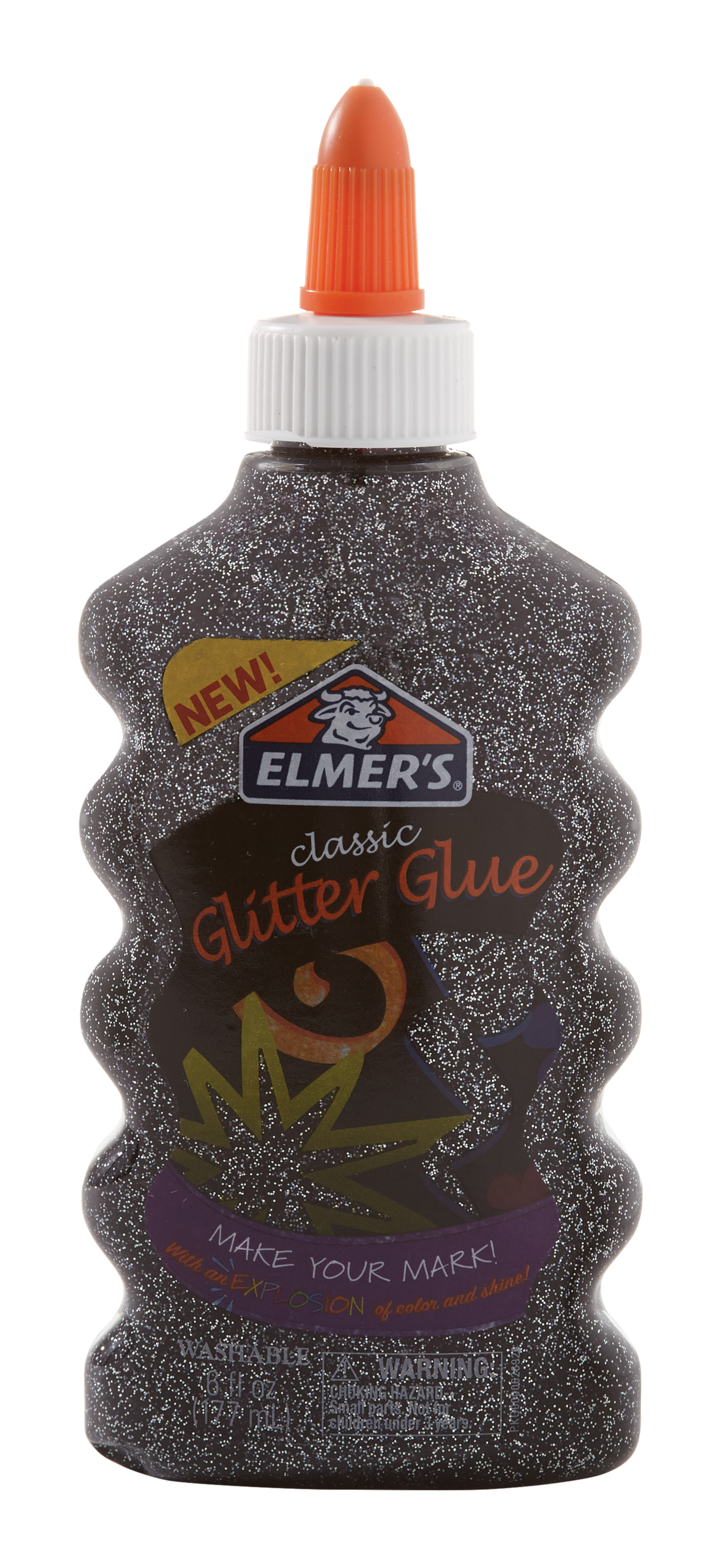 Elmer's Glitter Glue 6oz-Black, ELMGG-E910 26000181945 | eBay