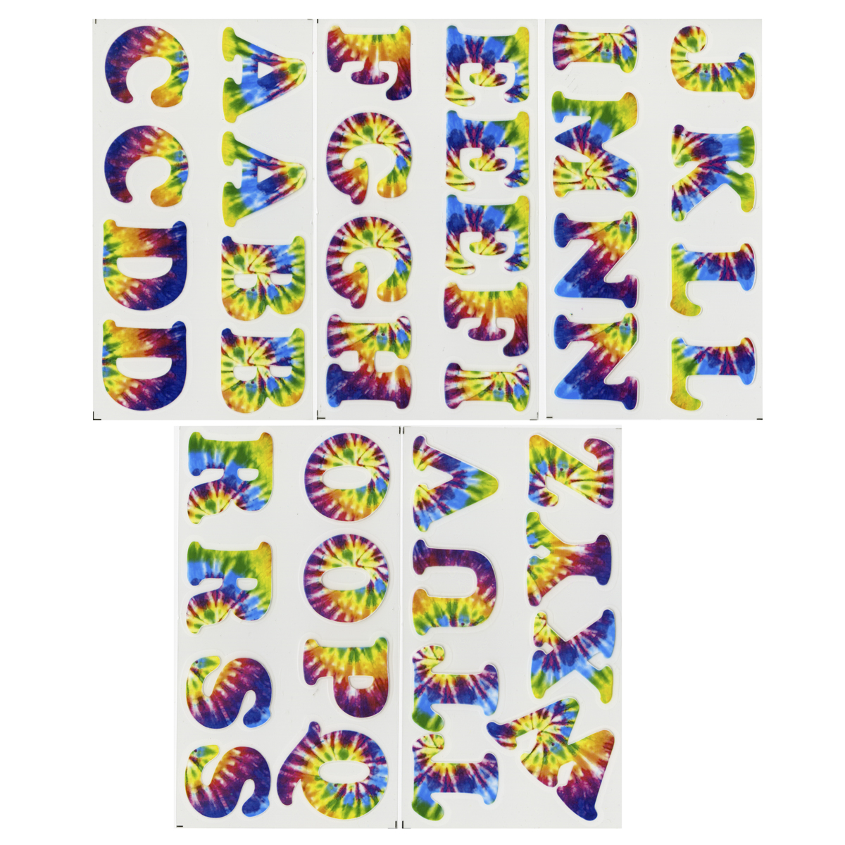 Dritz SF154-39 Soft Flex Iron-On Letters 1.25/" Cooper-Tie-Dye