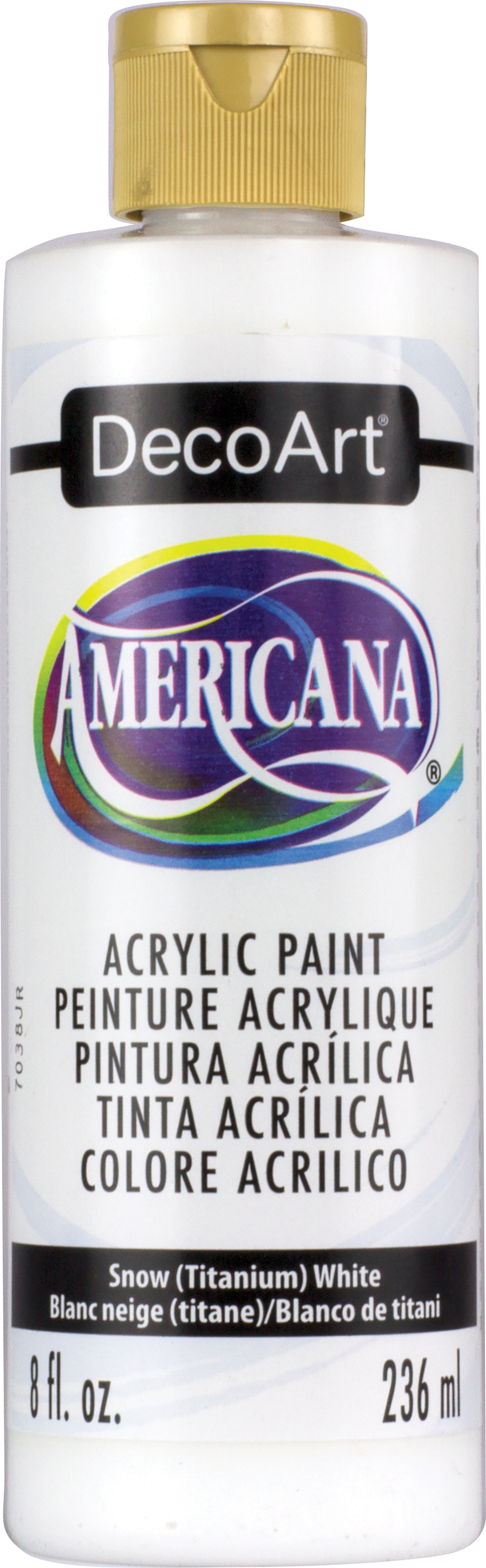 "Americana Acrylic Paint 8oz-Snow White, Set Of 3" - Photo 1 sur 1