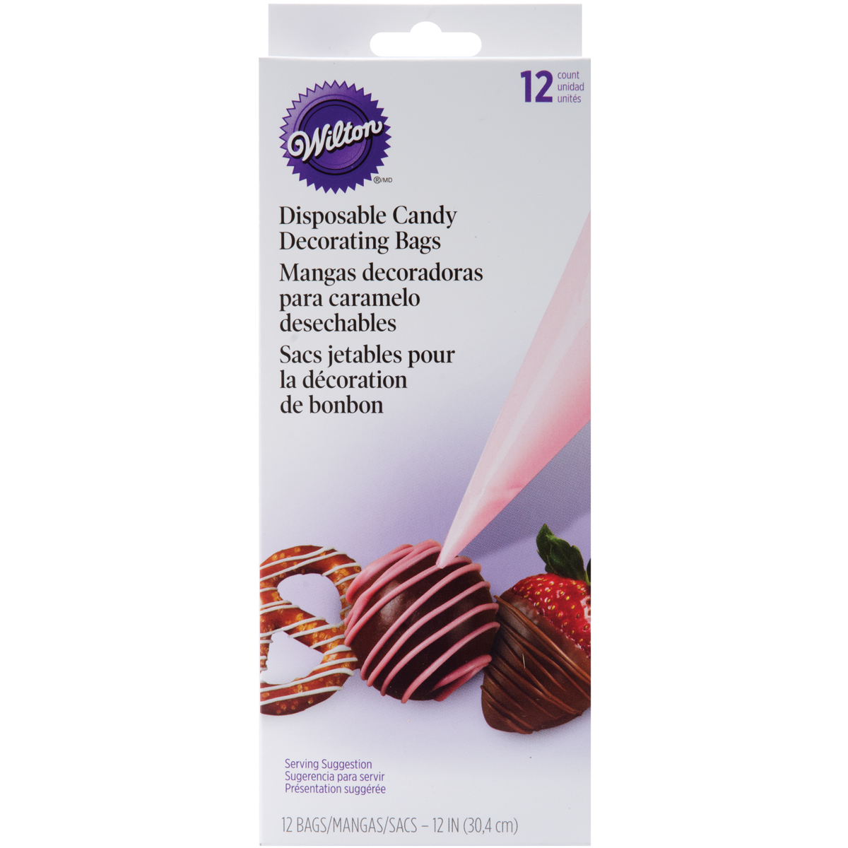 Wilton Disposable Candy Piping Bags 12 Count Ebay