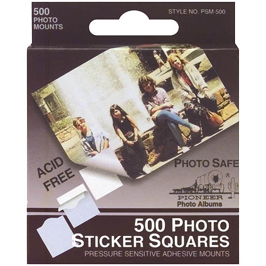 "Photo Sticker Squares .5"" 500/PkgWhite, Set Of 3" 23602602113 eBay