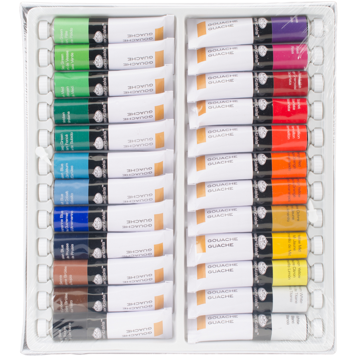Gouache Acrylic Paints 21ml 24/PkgAssorted Colors, GOU2124 eBay