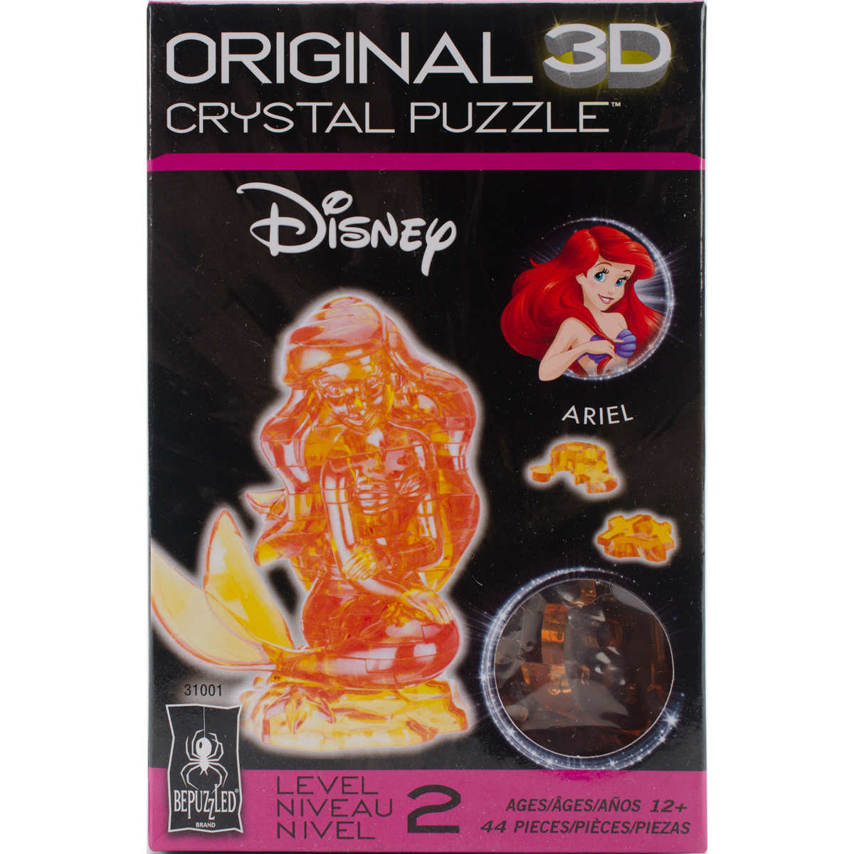 3-D Licensed Crystal Puzzle-Ariel - Picture 1 of 1