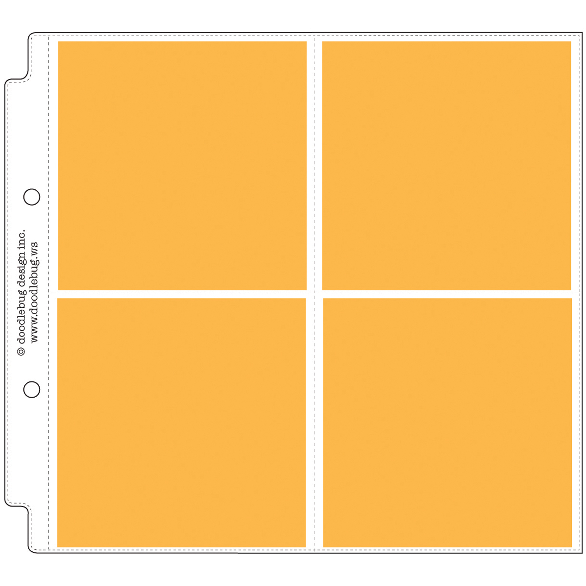 1 Doodlebug Page Protectors 12/"X12/" 12//Pkg- 12/"X12/" Pocket