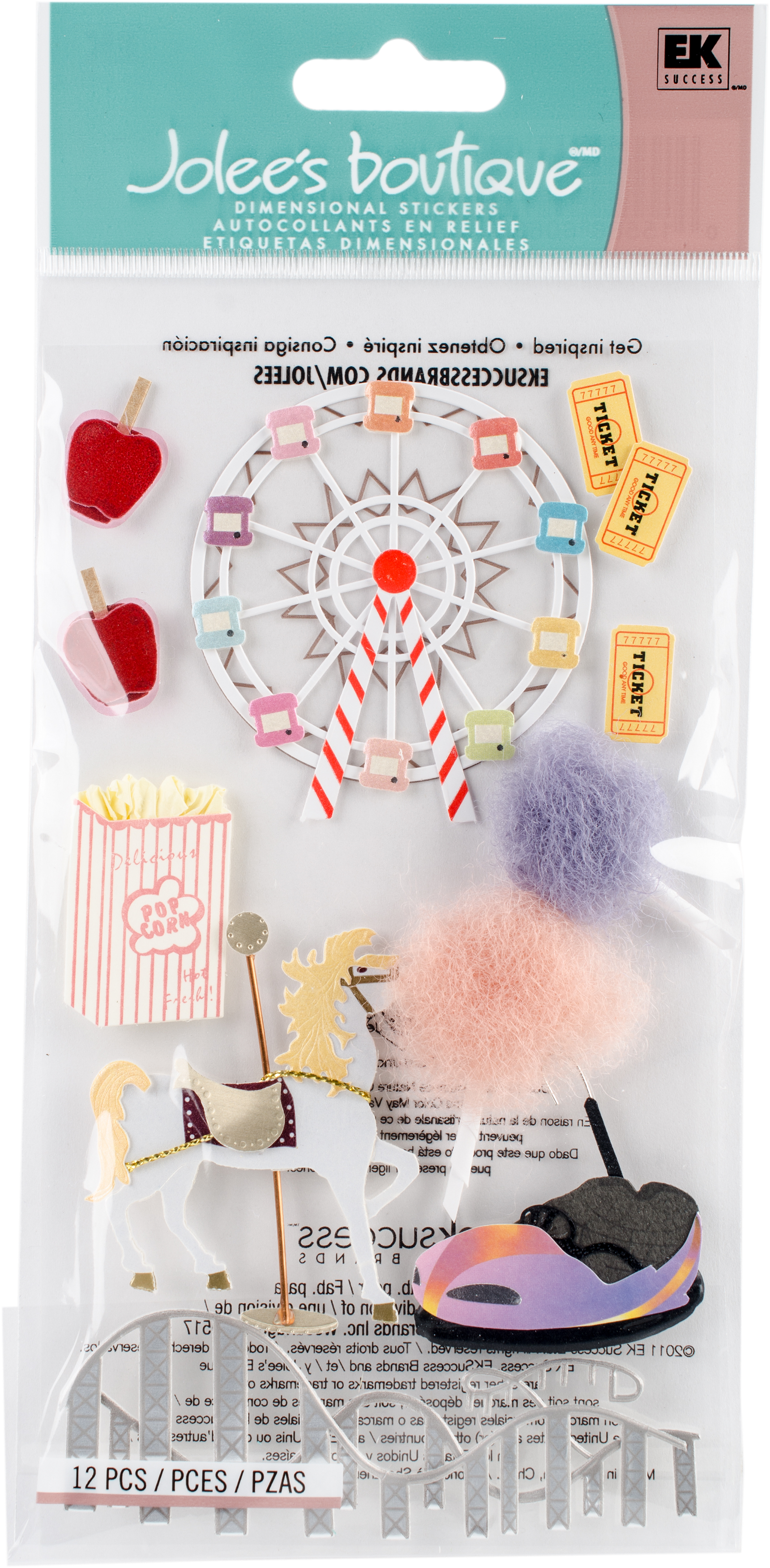 SPJBLG-013 Jolee/'s Boutique Dimensional Stickers-Carnival