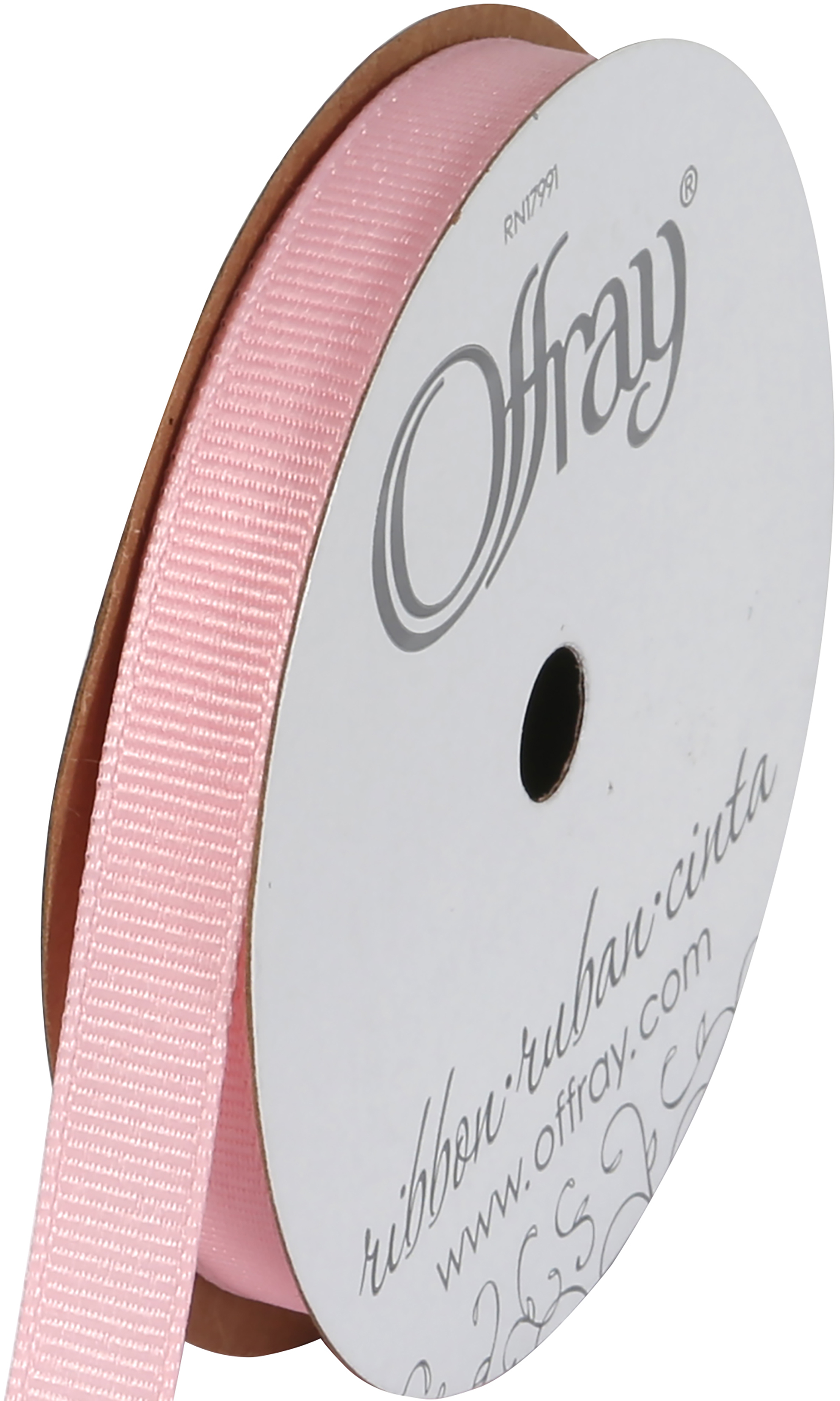 Offray Grosgrain Ribbon 3 8 X18 Light Pink 3097 3 8 117 79856362150