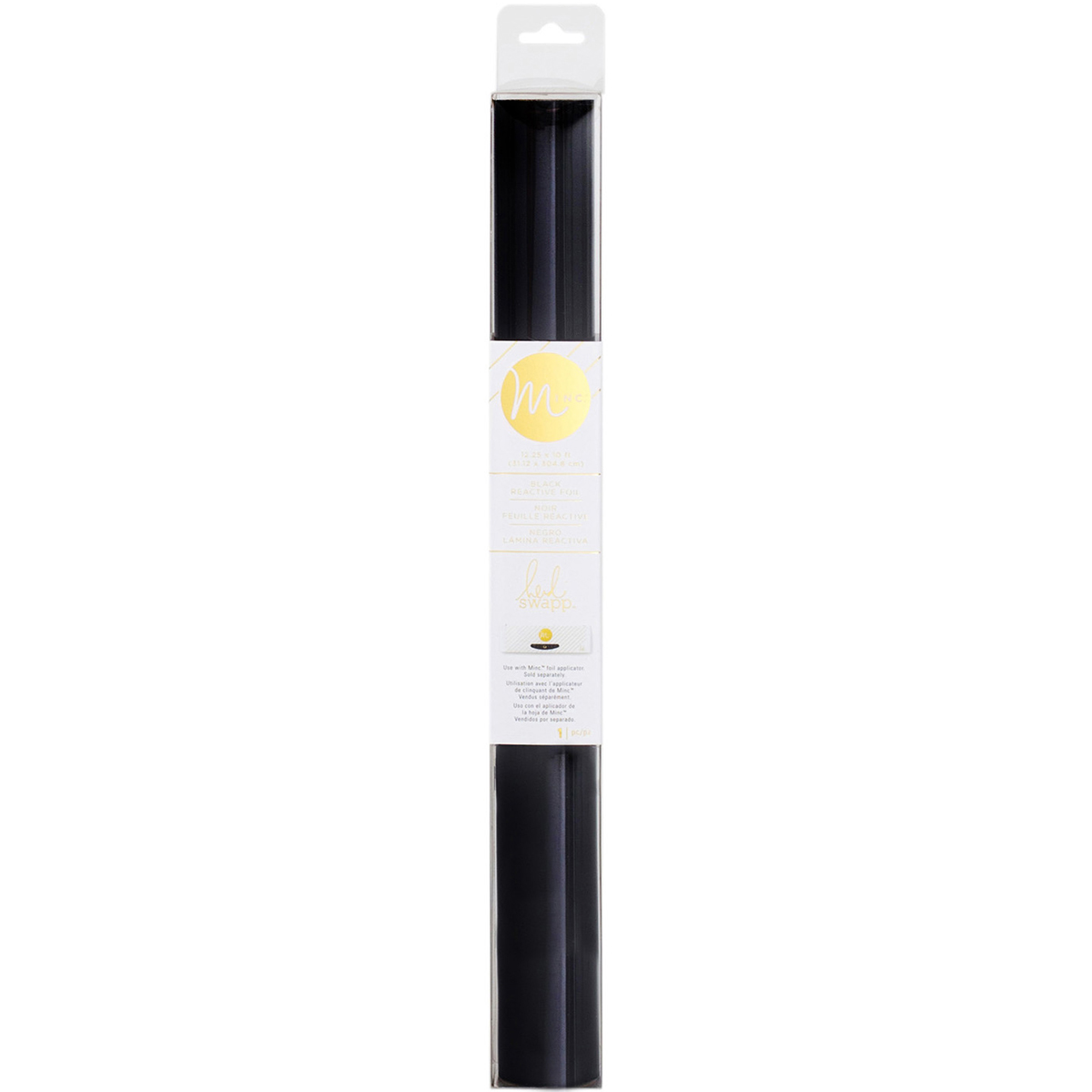 White 5/' Heidi Swapp Minc Foil Packs 12/" Reactive Foil