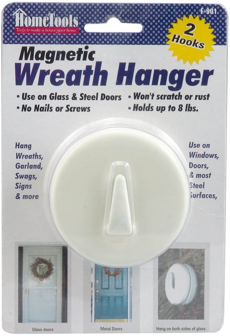 Wreath Hanger 2.5"White, F901 18239332458 eBay