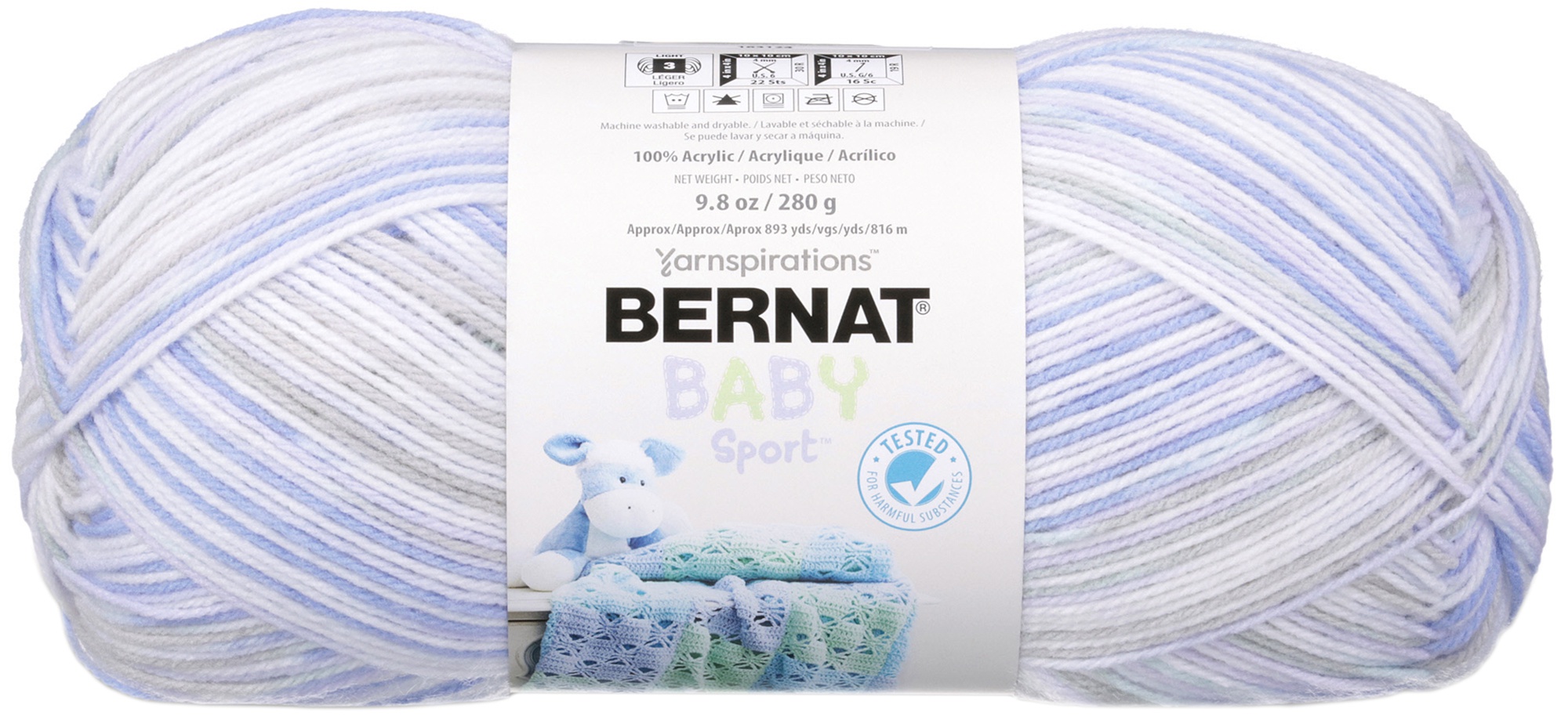 Bernat Baby Sport Big Ball Yarn OmbresLilac Bouquet, 16312424311 eBay