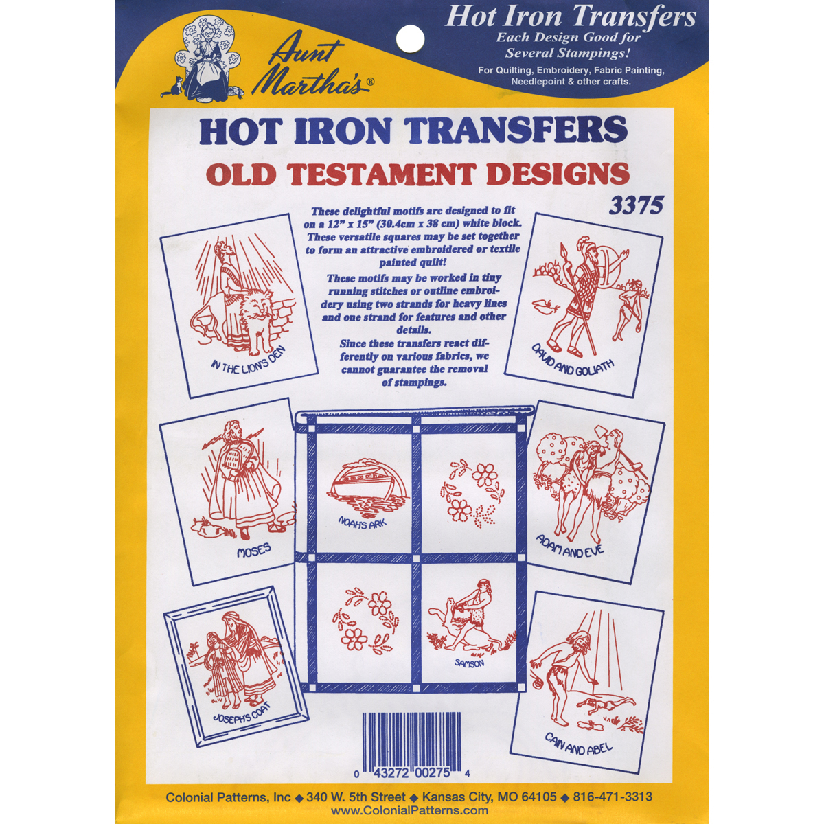 aunt martha's iron on transfers