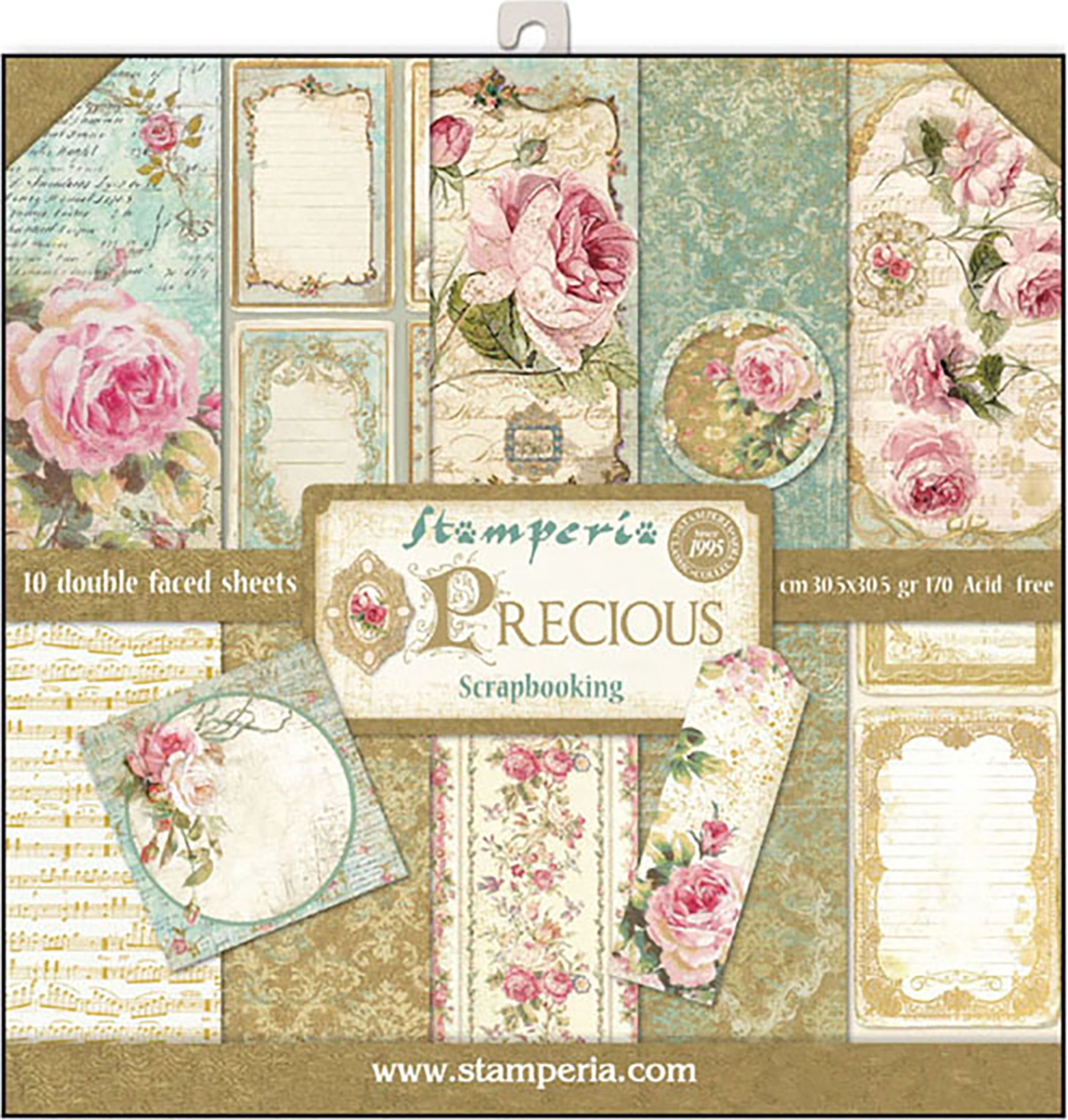 Stamperia Double Sided Paper Pad X Pkg Precious Gift