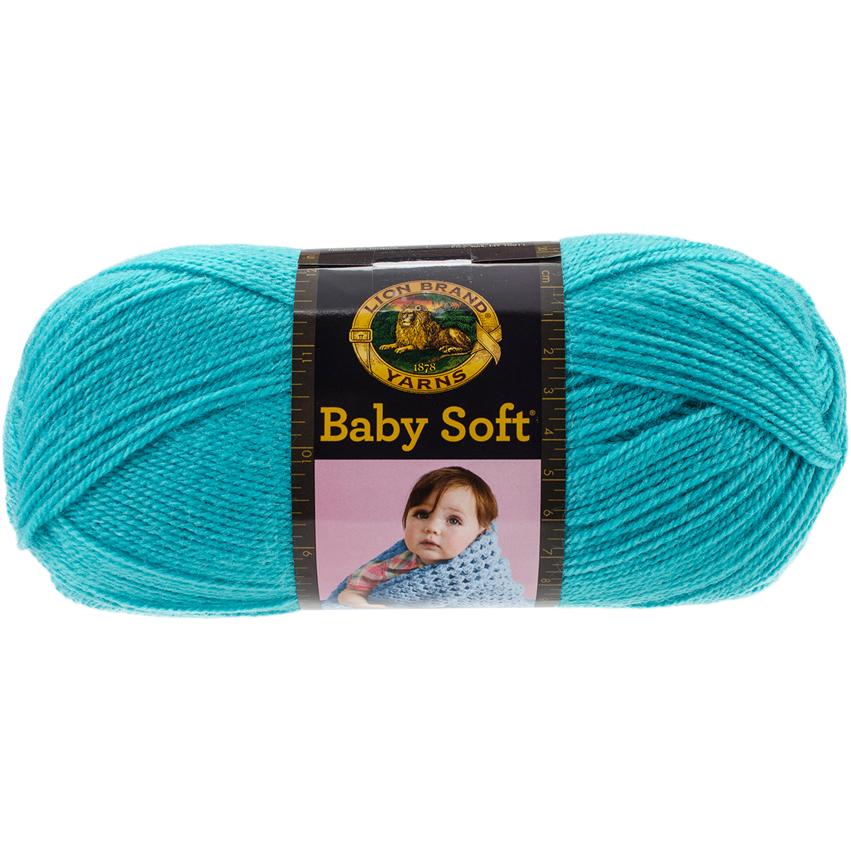 Lion Brand Yarn 920-178 Teal Babysoft Yarn Multicolor