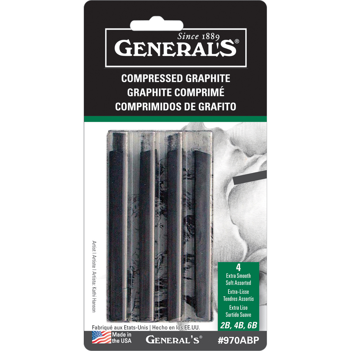 compressed graphite stick