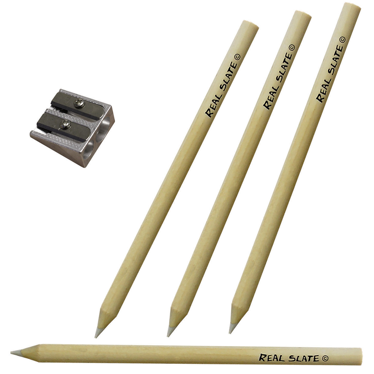 Real Slate Chalk Pencils 5/Pkg W/Sharpener, SLTCLK01 725879100865 eBay