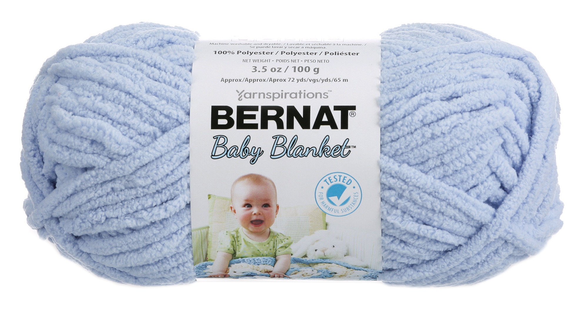 Spinrite Bernat Baby Blanket YarnBaby Blue, 1611033202 57355330108 eBay