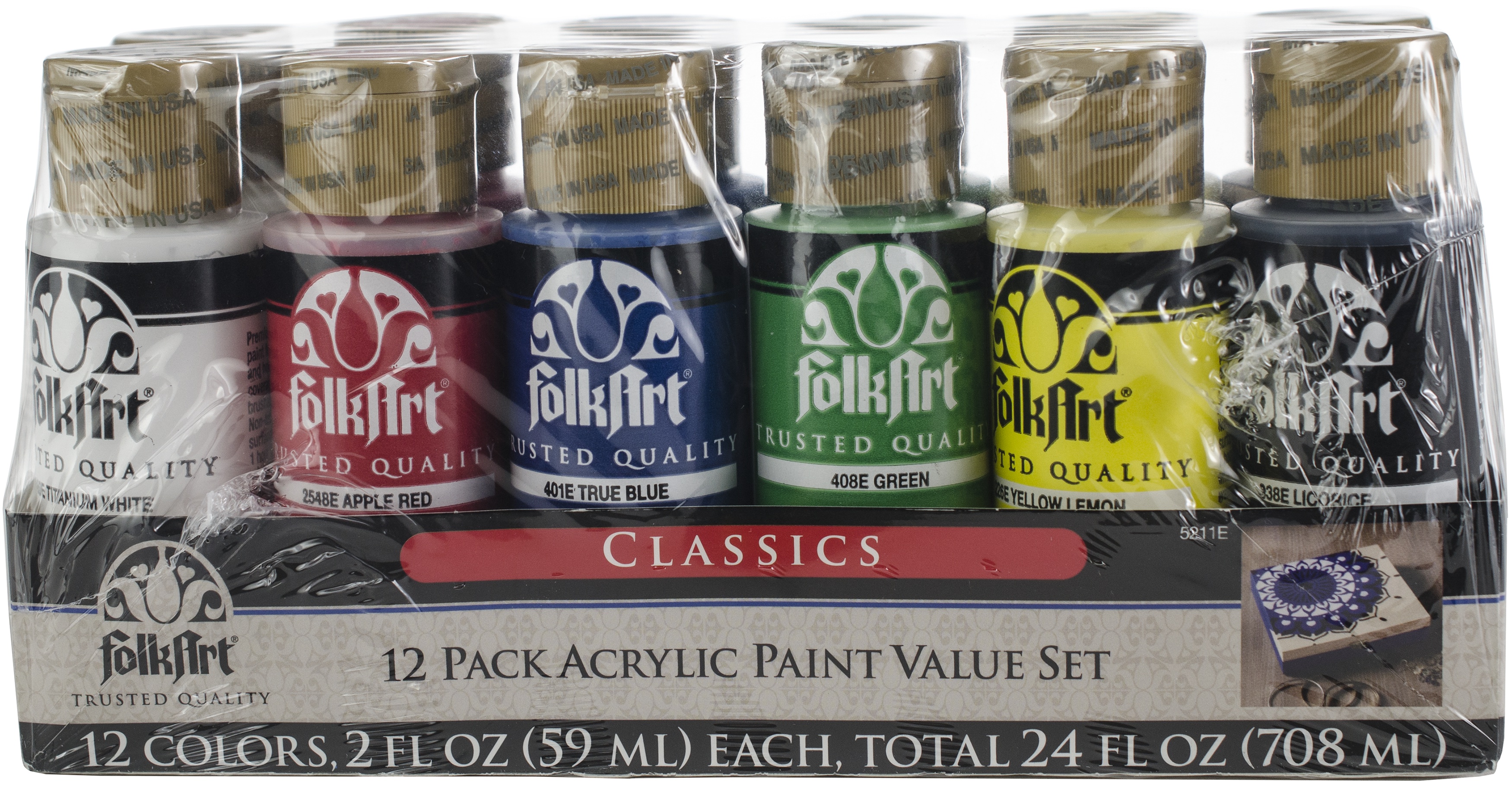 Plaid Craft Folk Art Paint Set Classics EBay