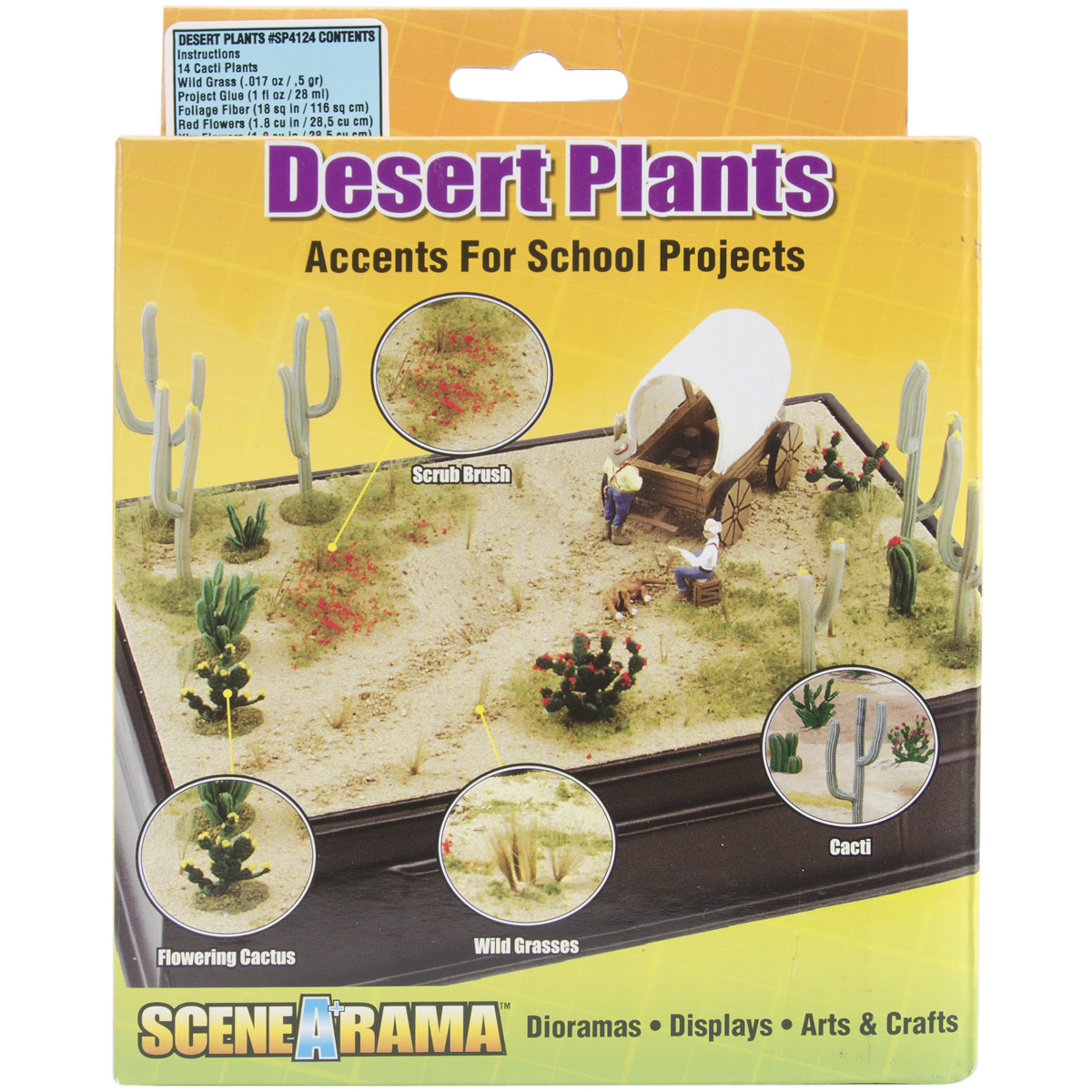 Woodland Scenics SP4124 Desert Plants Diorama Kit eBay