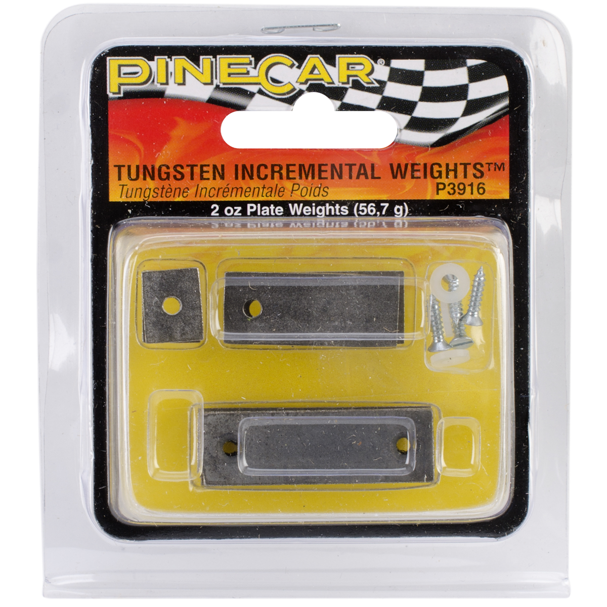 Pine Car Derby Weights 2ozTungsten Incremental Weight Plate