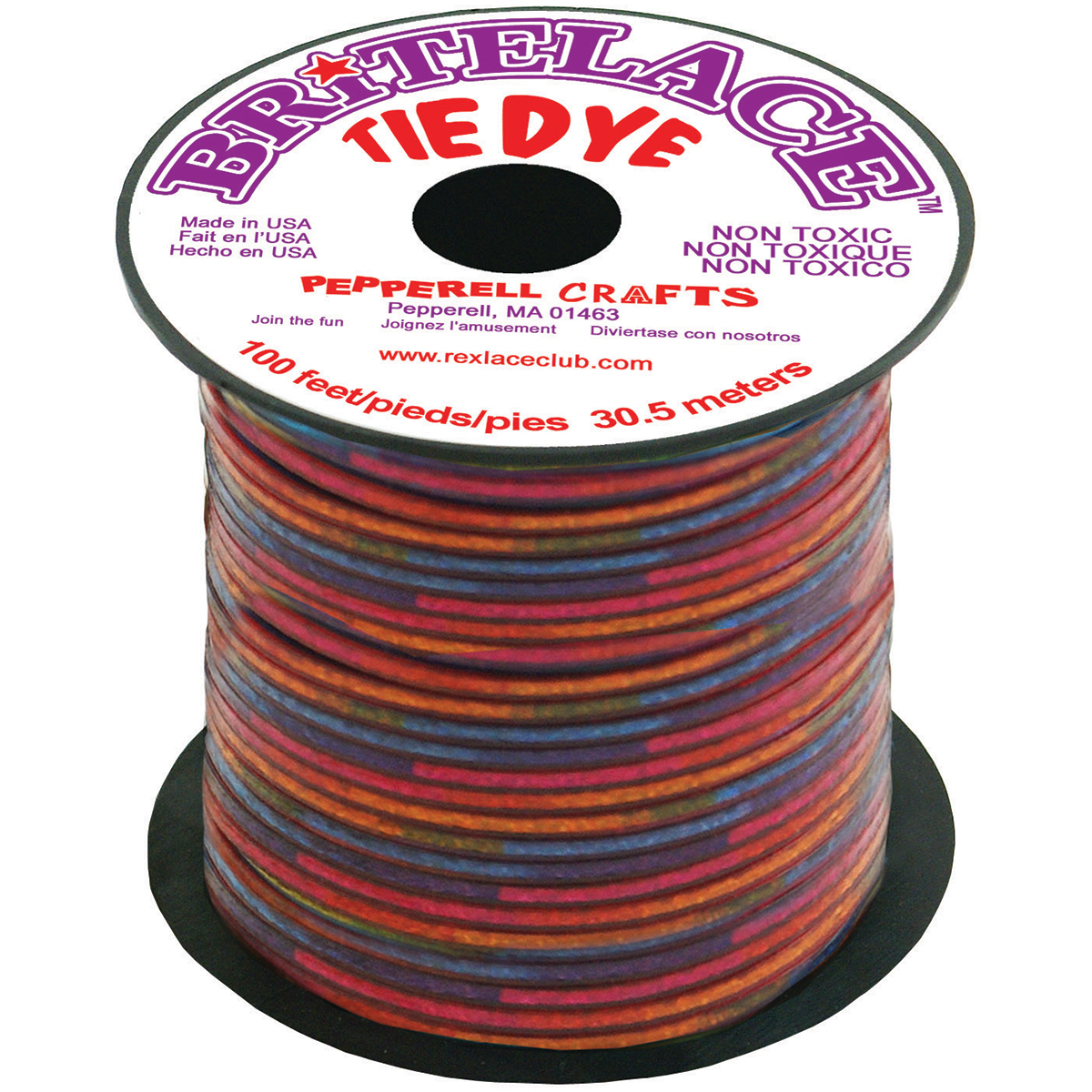 Pepperell Rexlace Plastic Lacing 0938 X33yd Red Tie Dye RBS33 5011 725879401214 EBay