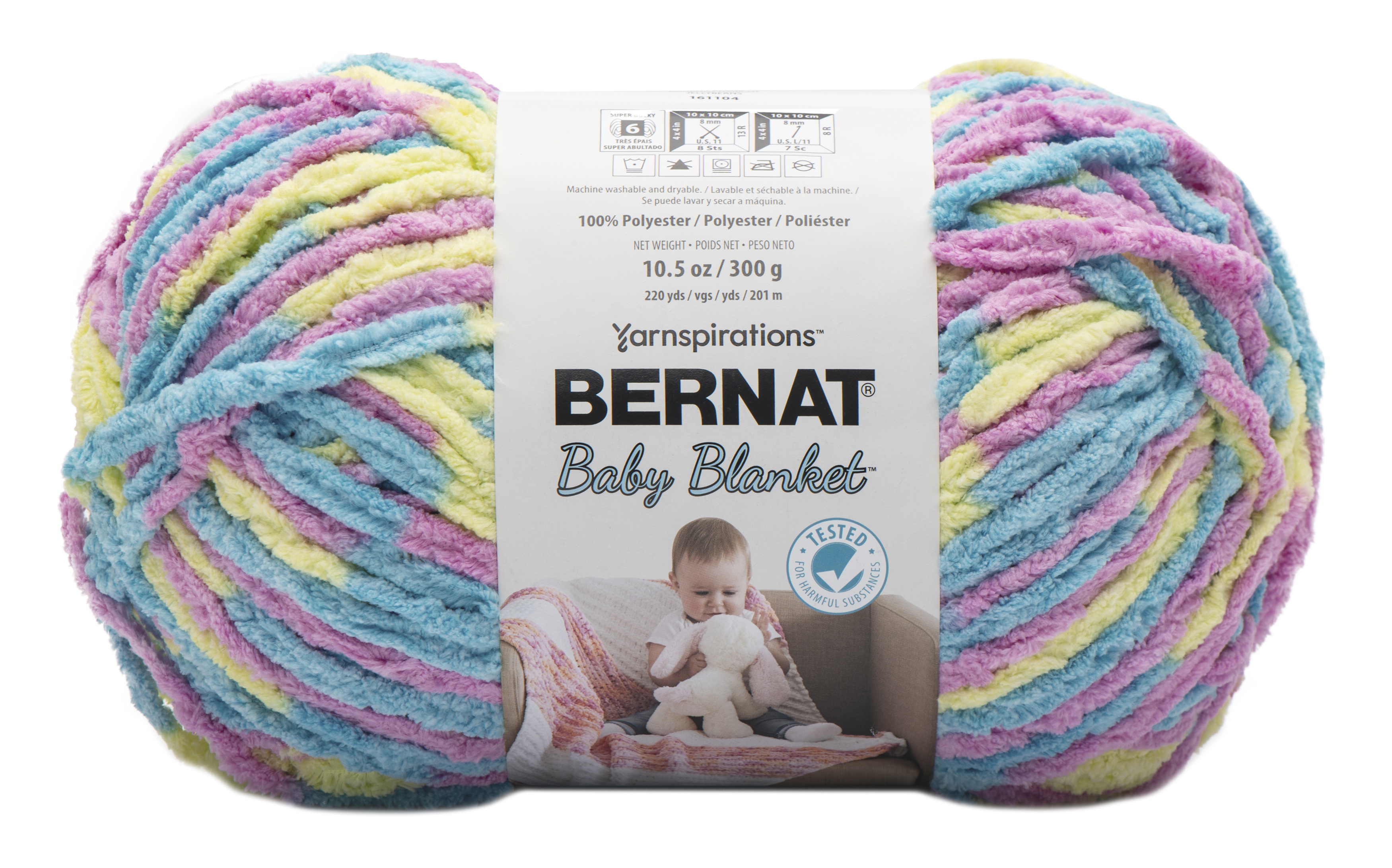 Bernat Baby Blanket Big Ball Jelly Beans eBay