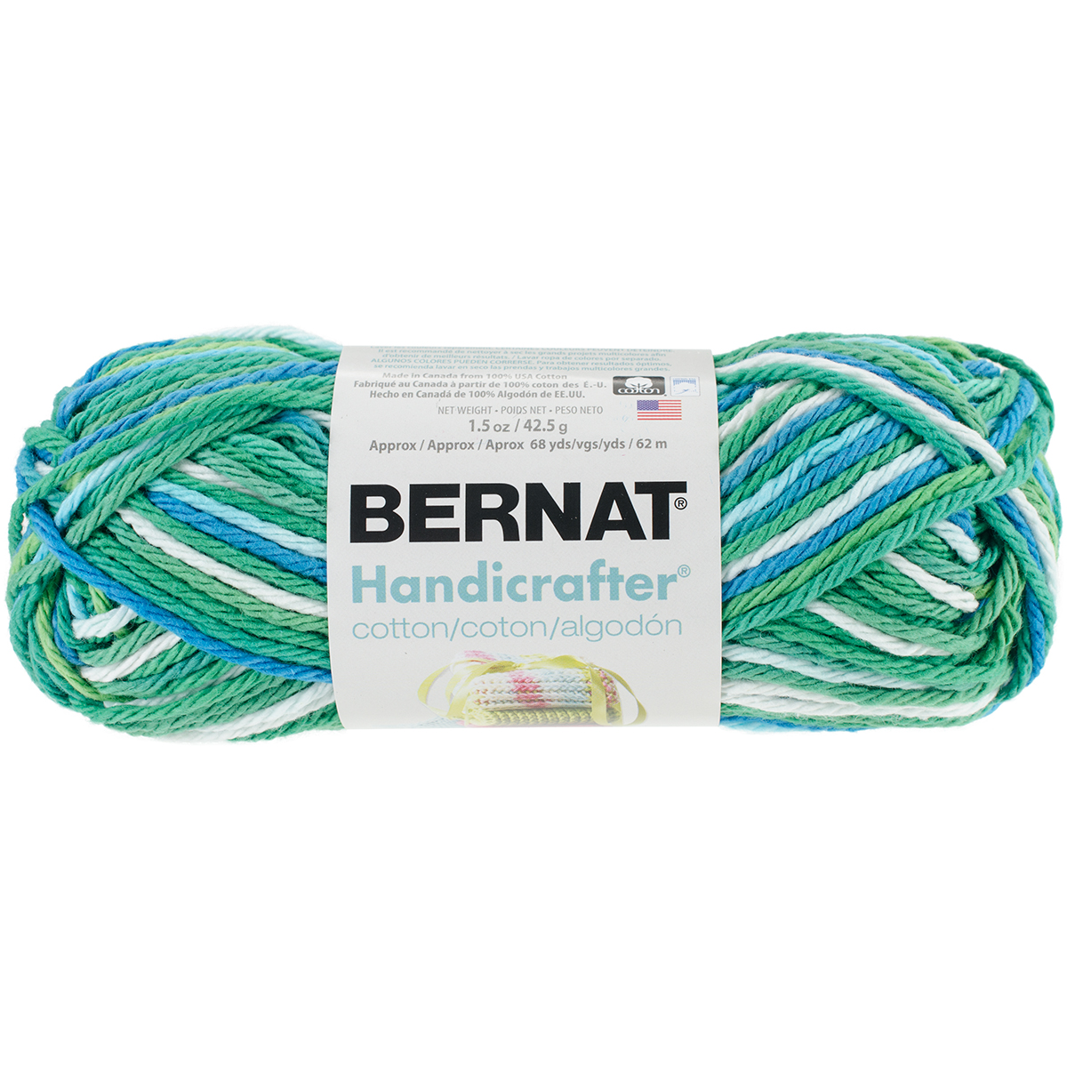 Handicrafter Cotton Yarn Ombres Emerald Energy 1.5 Oz