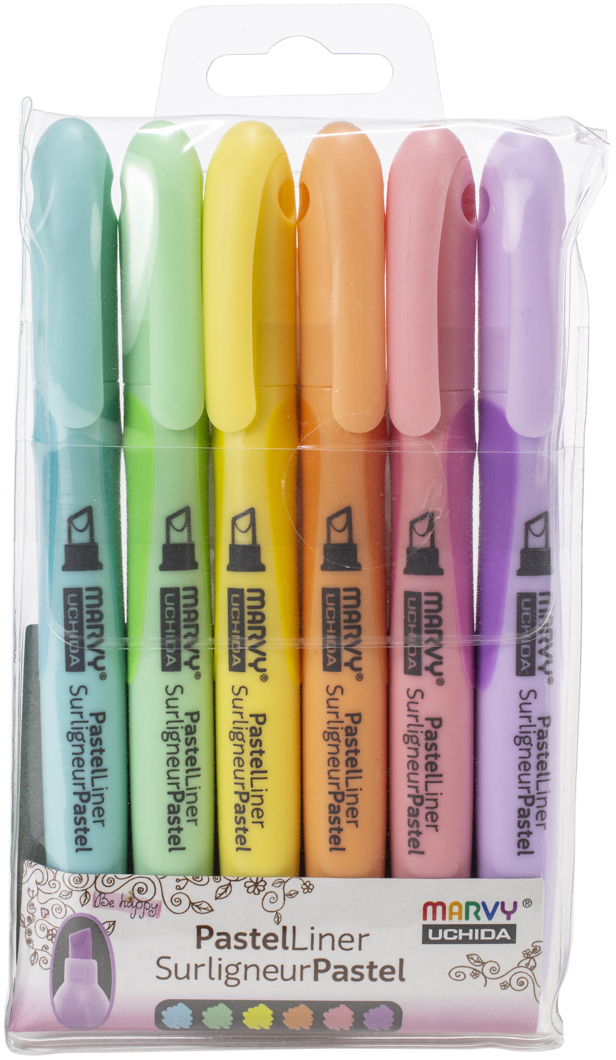Uchida Pastel Liner Highlighter 6/Pkg 28617908304 eBay