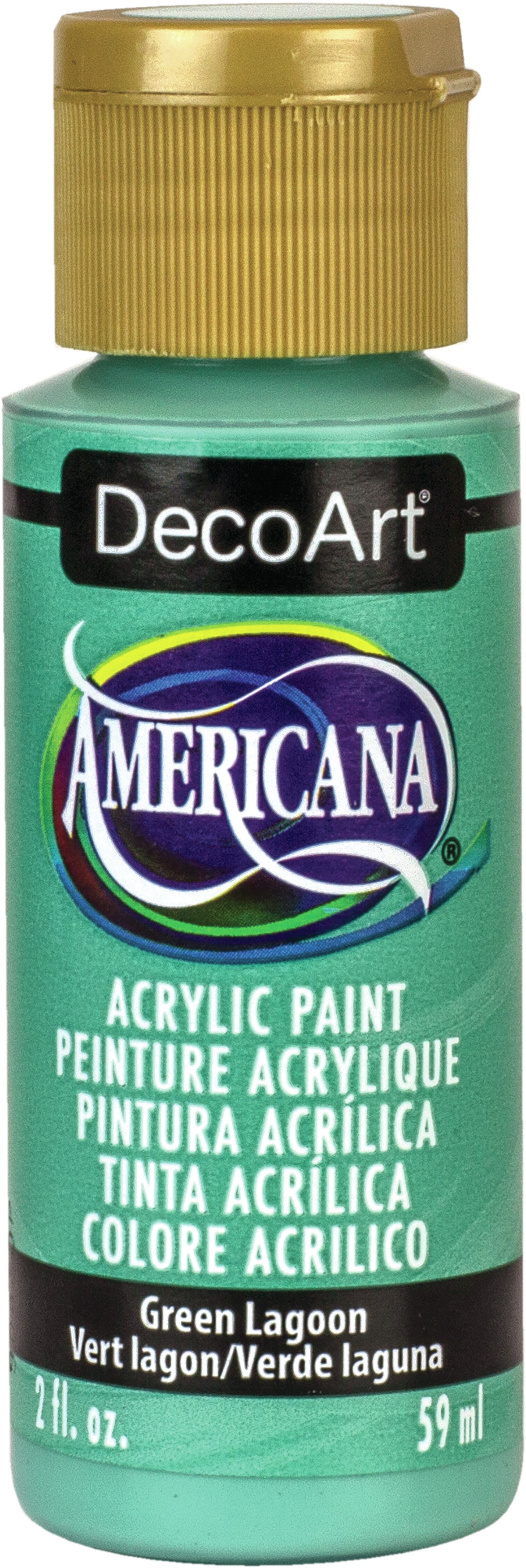 Deco Art Americana Acrylic Paint 2ozGreen Lagoon 766218116765 eBay