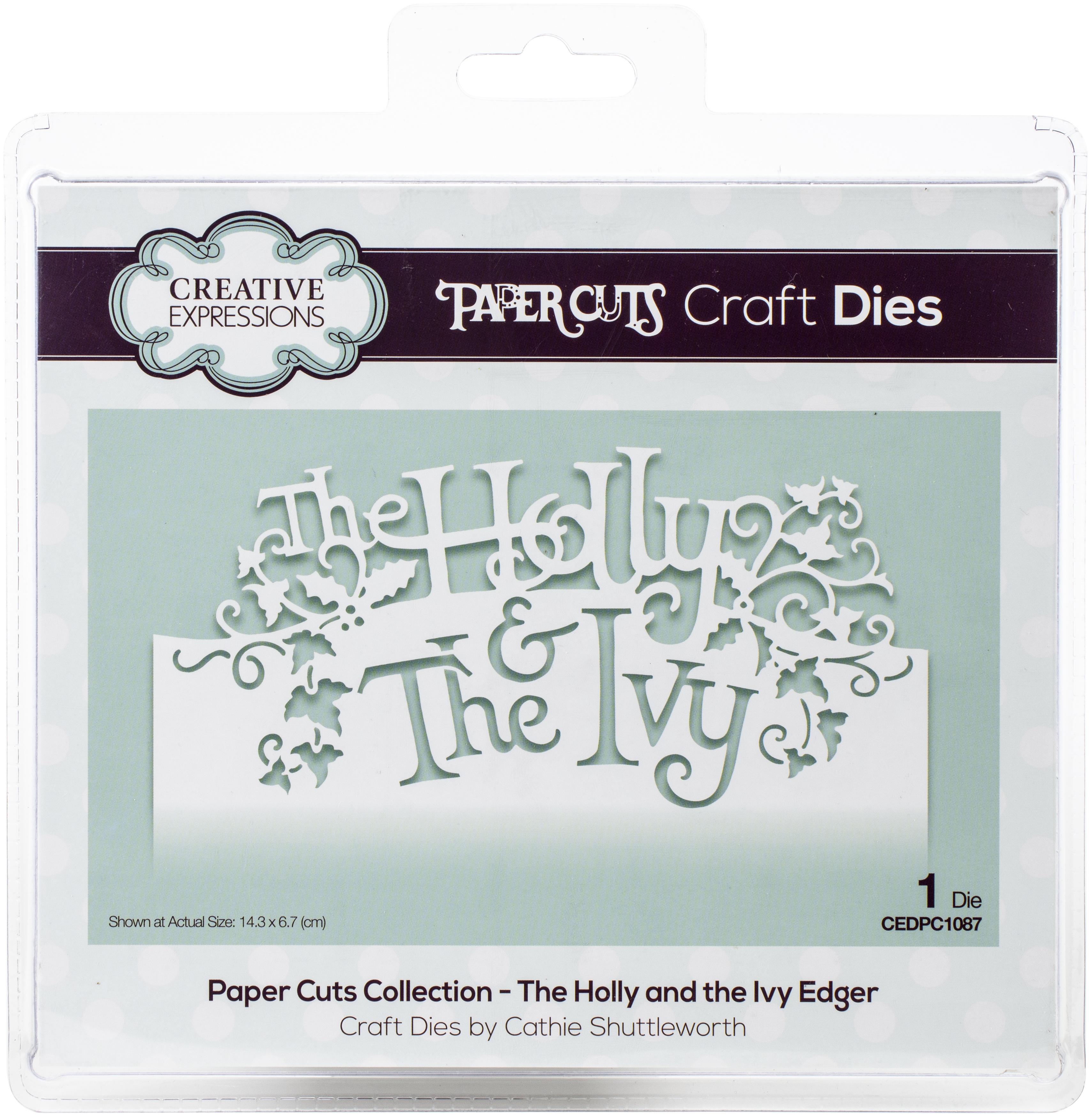 Creative Expressions Paper Cuts Craft Dies-The Holly /& The Ivy