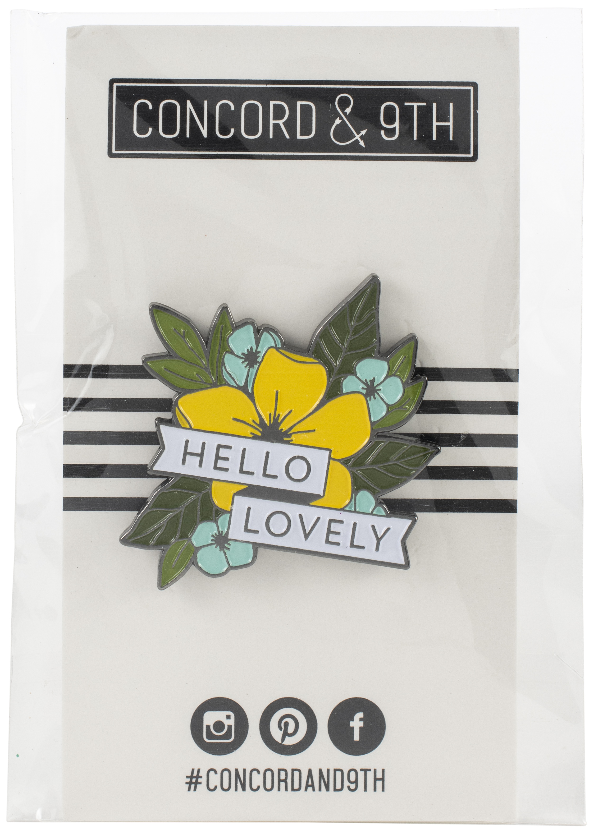 Concord 9th Concord 9th Enamel Pin Hello Lovely 90222400597 EBay