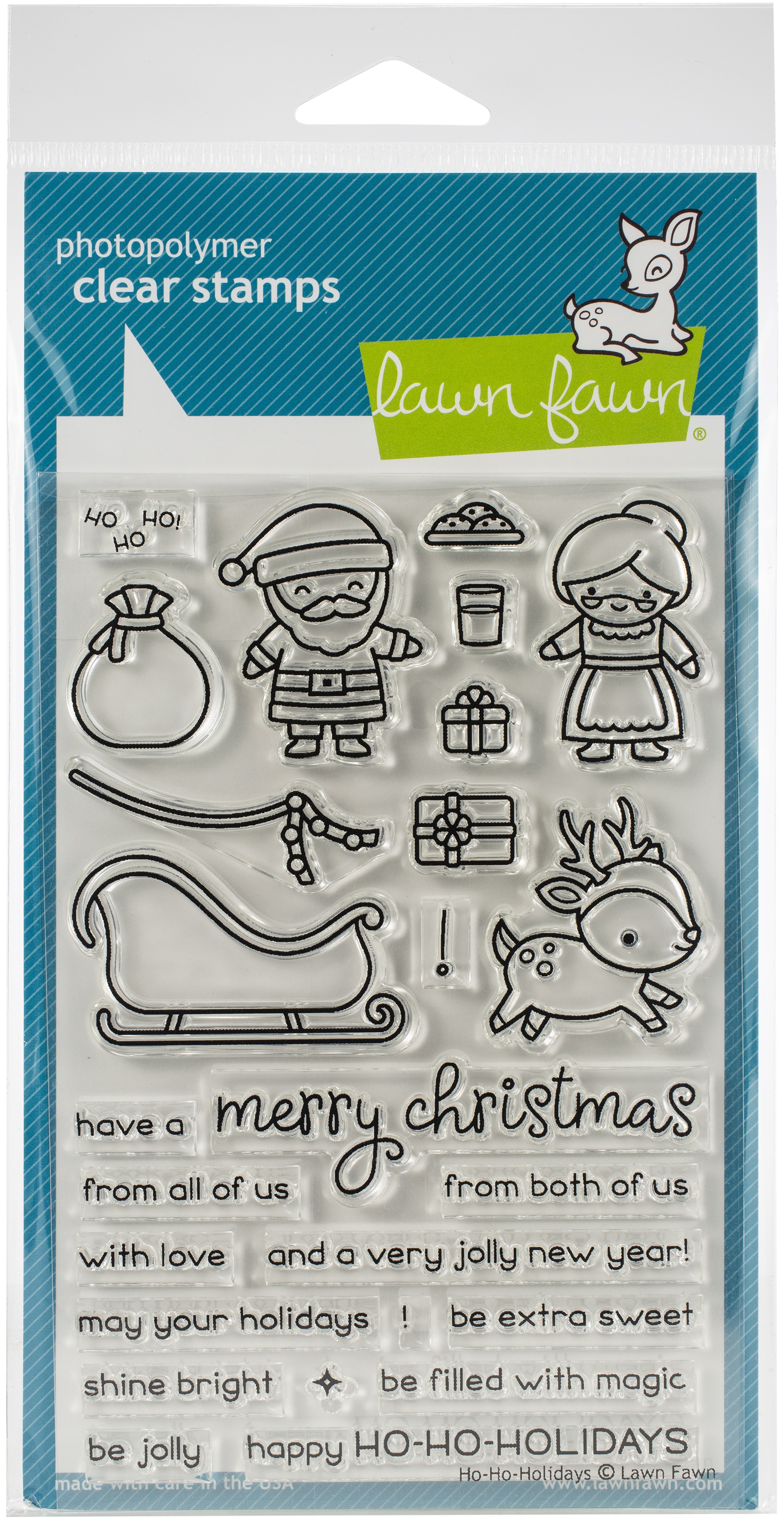 Lawn Fawn Clear Stamps 4/"X6/"-Yeti Or Not