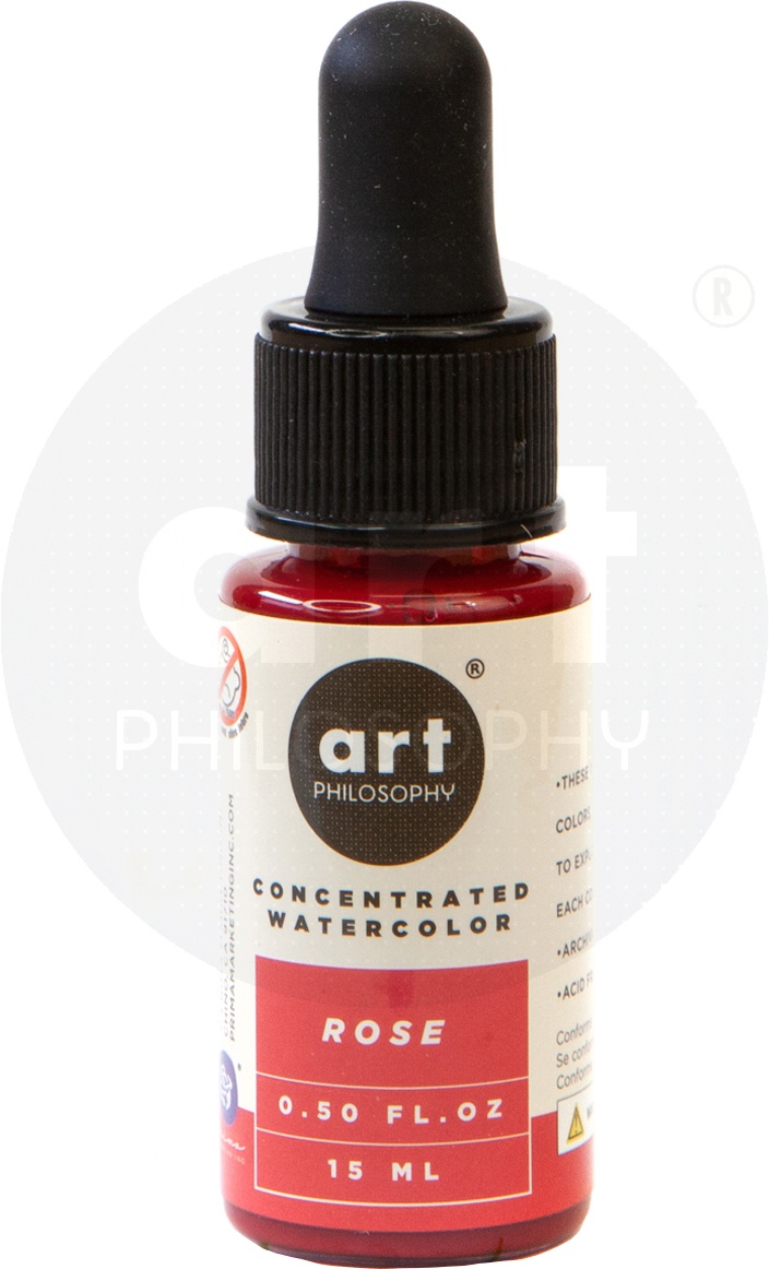 shop Prima Marketing Art Philosophy Watercolor .5oz-Rose Concentrate We OFFer at cheap prices