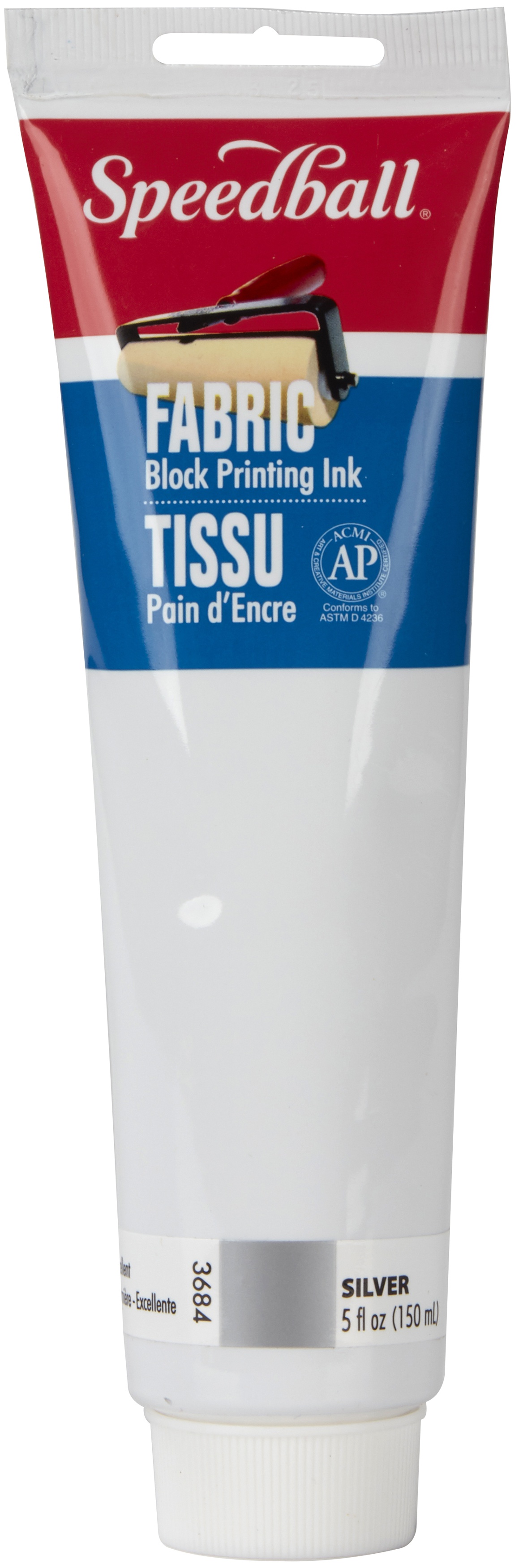 Fabric Block Printing Ink 5ozMetallic Silver eBay