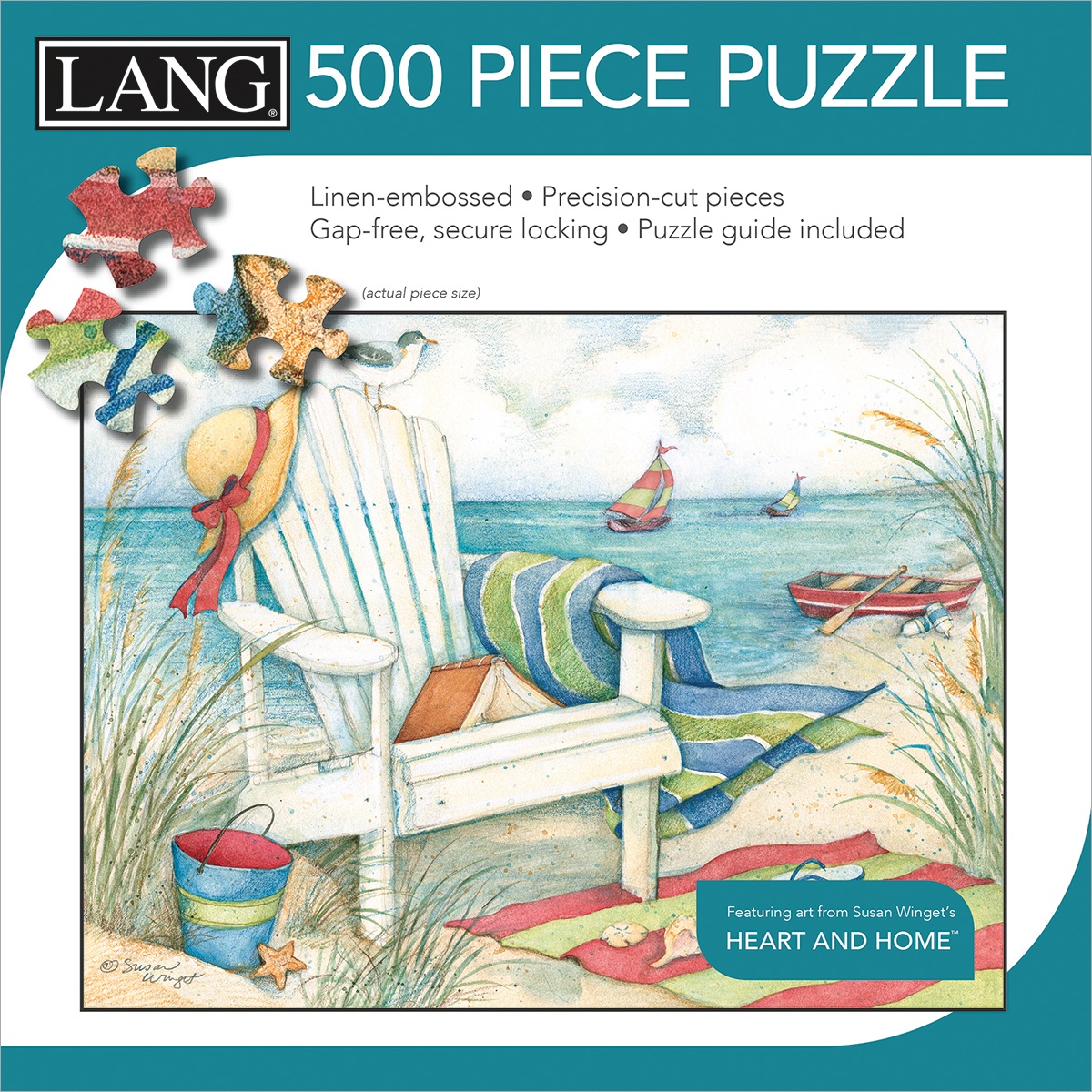 LangJigsaw Puzzle 500 Pieces 24"X18"Just Beachy 739744185925 eBay