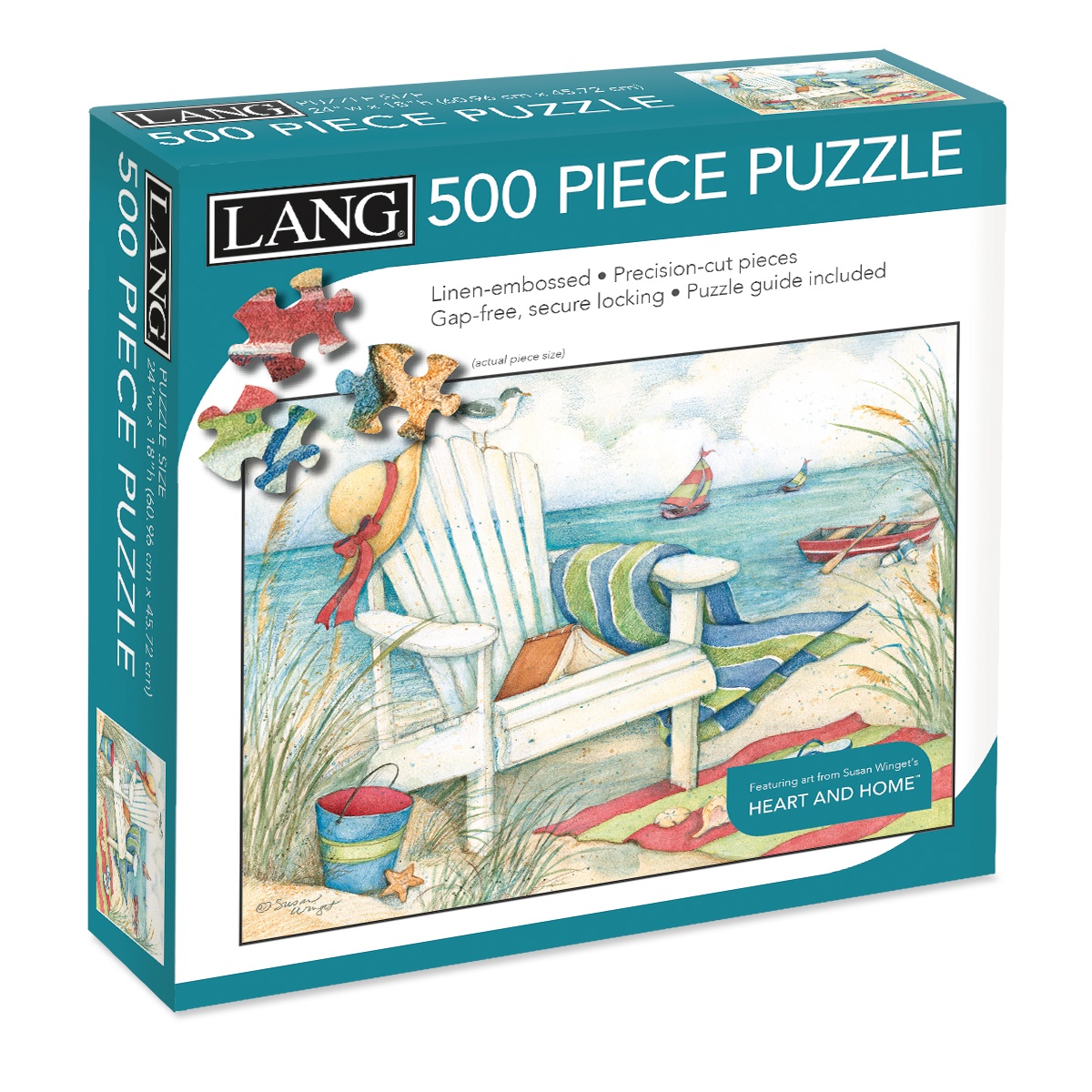 LangJigsaw Puzzle 500 Pieces 24"X18"Just Beachy 739744185925 eBay